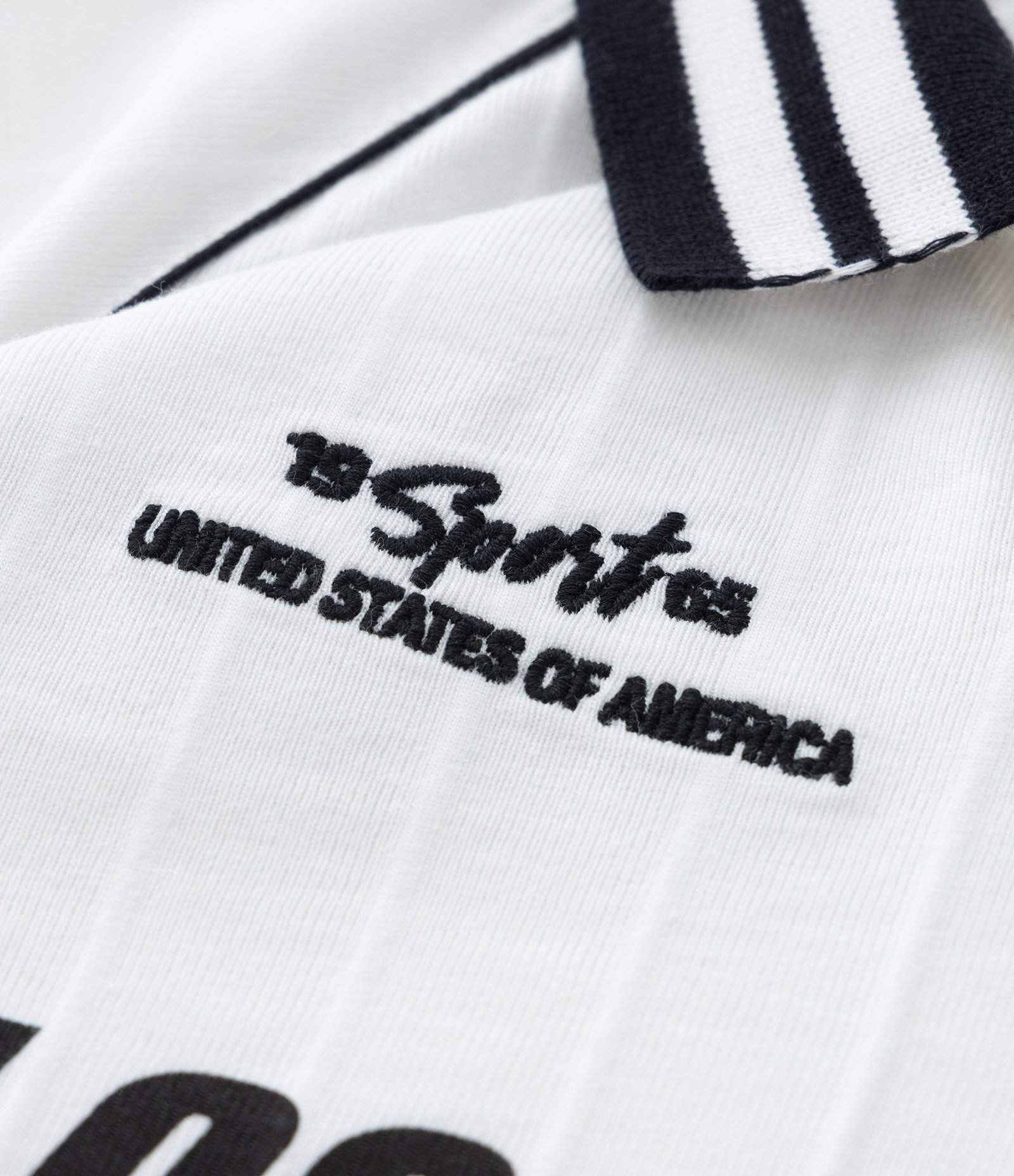 Camiseta Infantil com Gola Polo e Estampa de Time Los Angeles - Tam 5 a 14 ANOS Branco 5