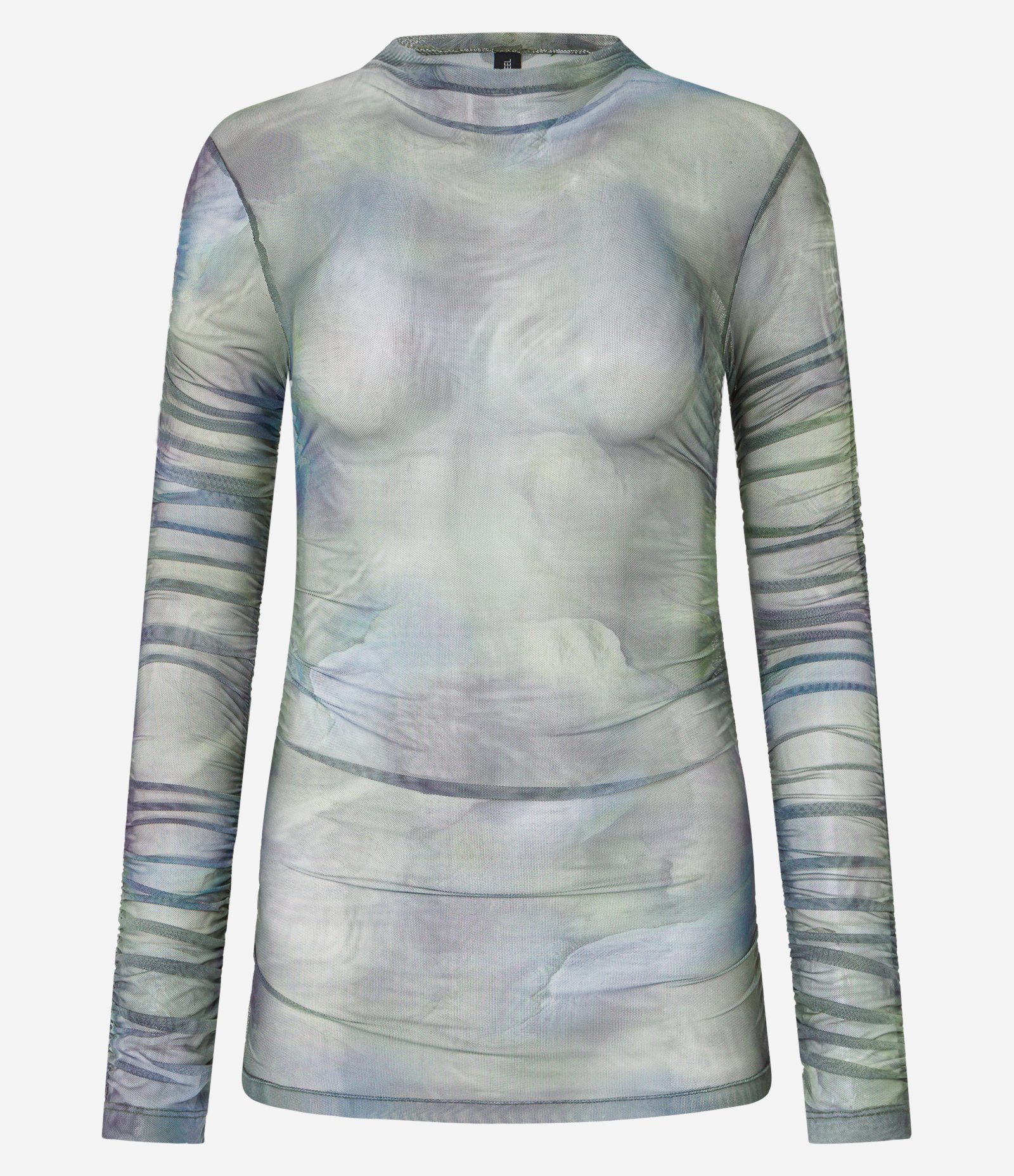 Blusa em Tule com Franzidos Laterais Verde 6