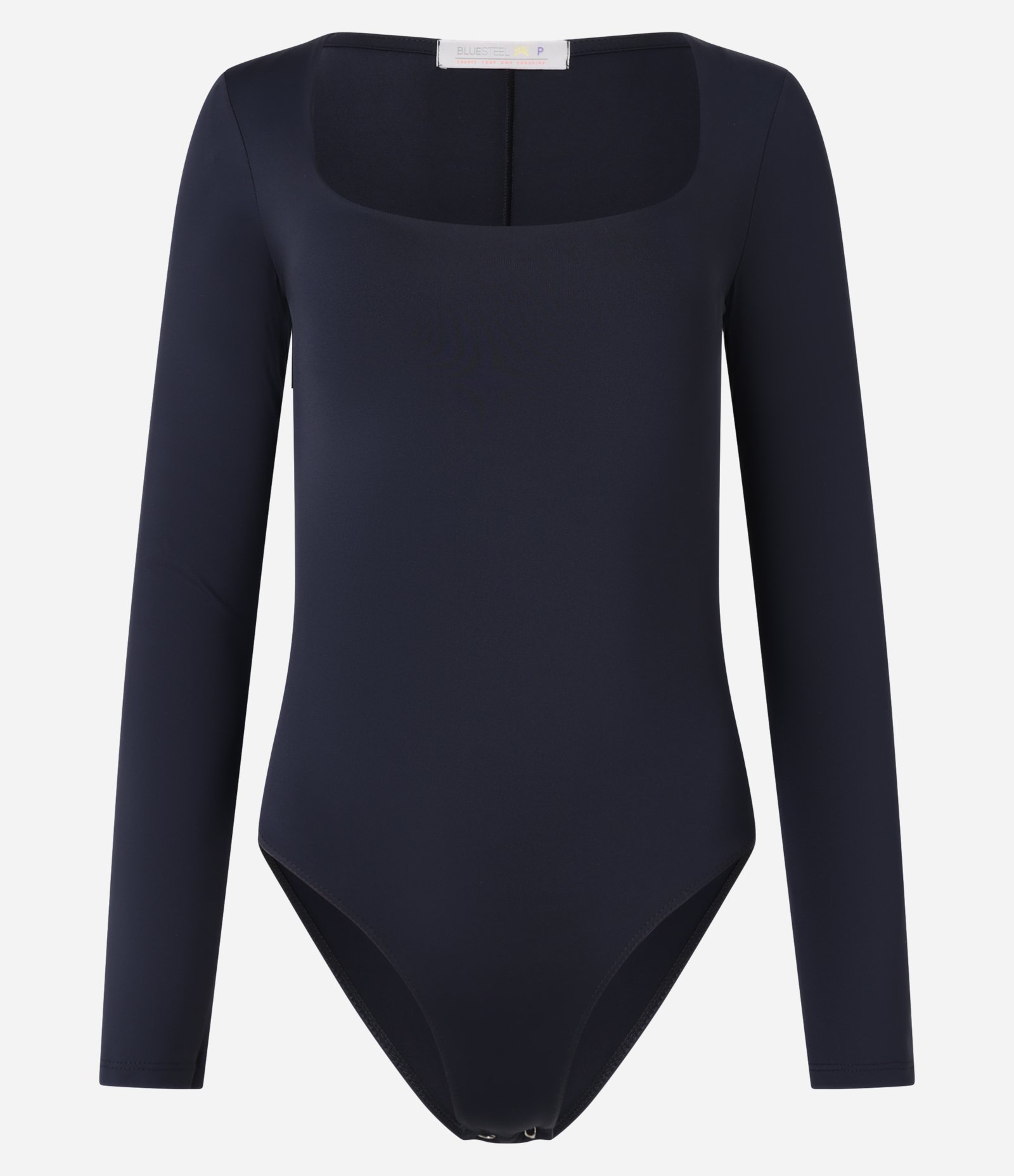 Body em Microfibra com Decote Quadrado Preto 4