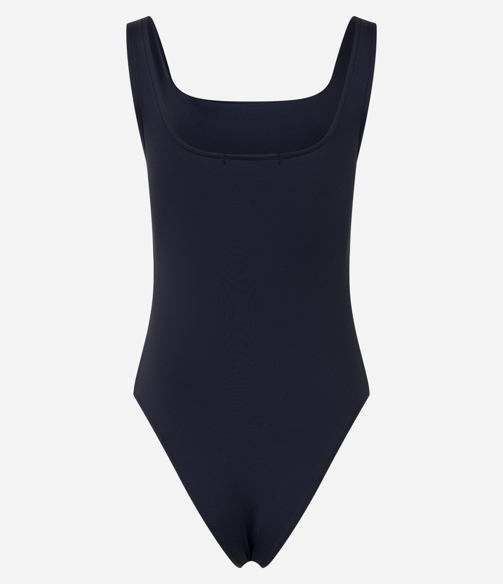 Body em Poliamida com Decote Redondo e Alça Média Preto 5