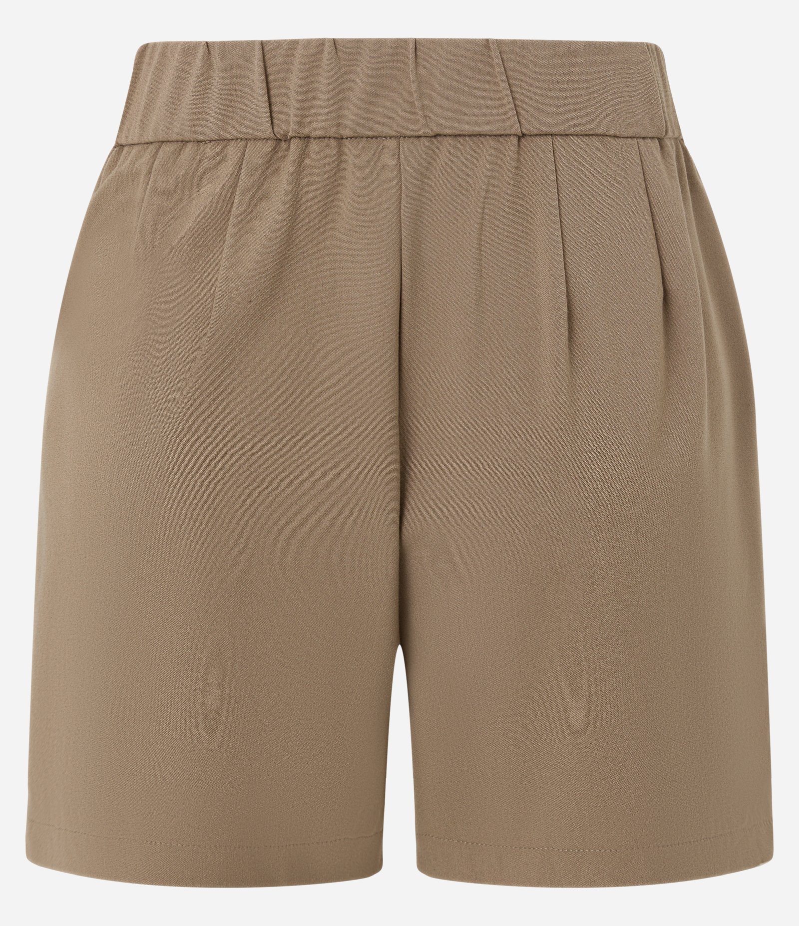 Short Alfaiatado com Pregas e Bolsos Bege 7