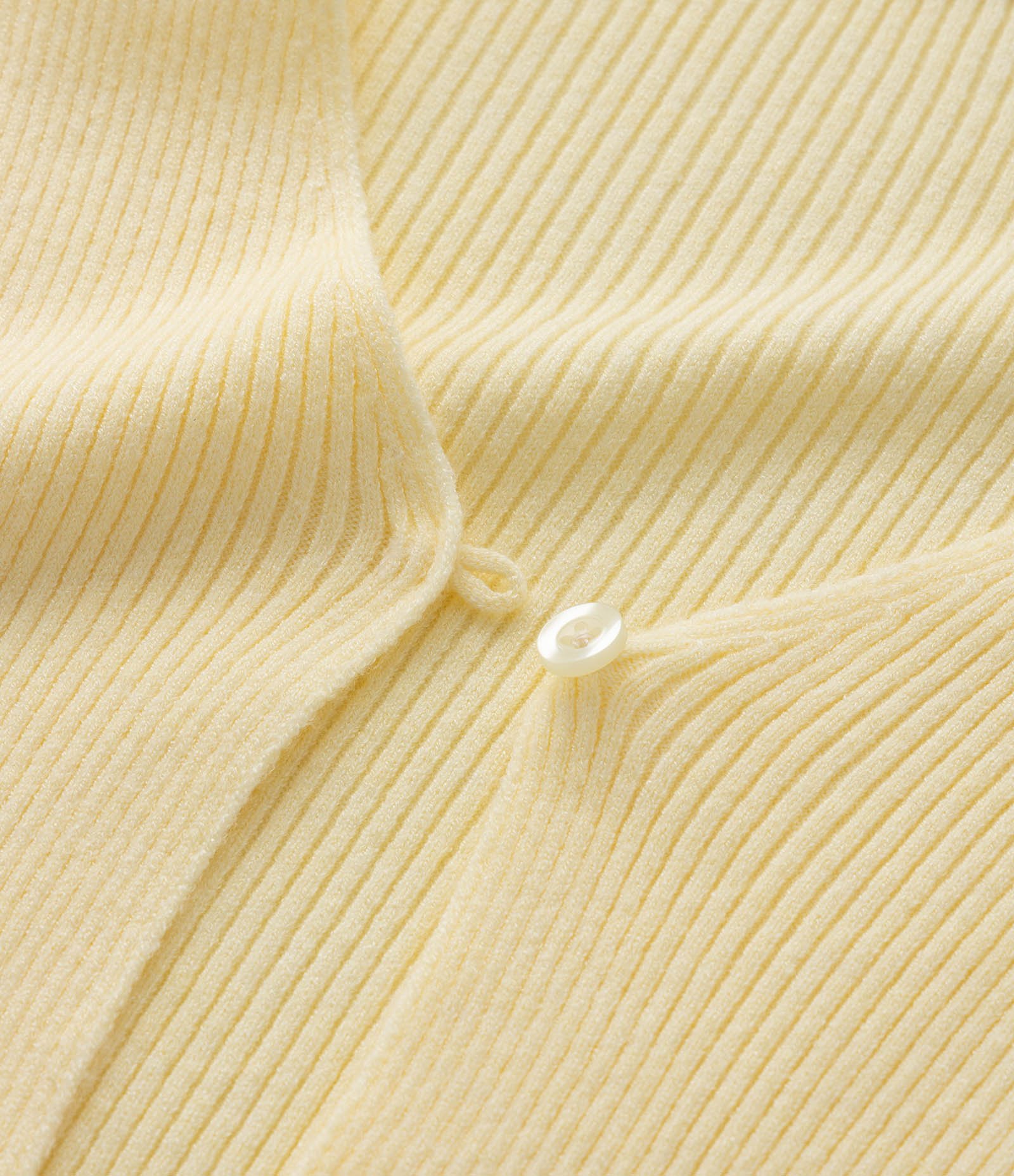 Cardigan Infantil Canelado em Viscose - Tam 5 a 14 anos Amarelo 5