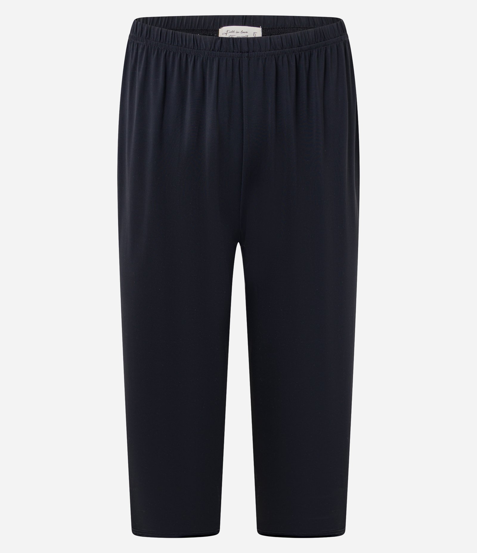 Pijama Calça Capri e Detalhes em Renda na Manga Preto 6