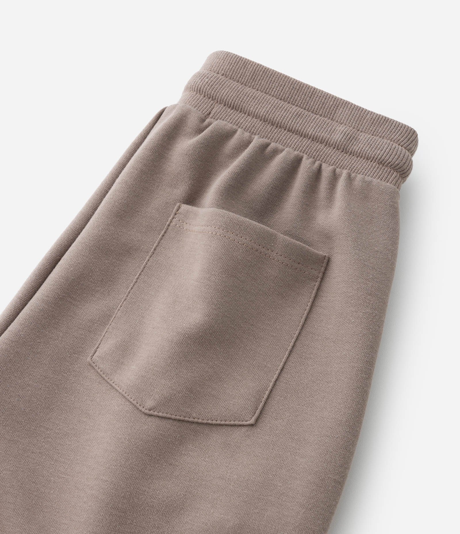 Bermuda Infantil com Cós Elástico e Etiqueta na Barra - Tam 5 a 14 Anos Marrom 4