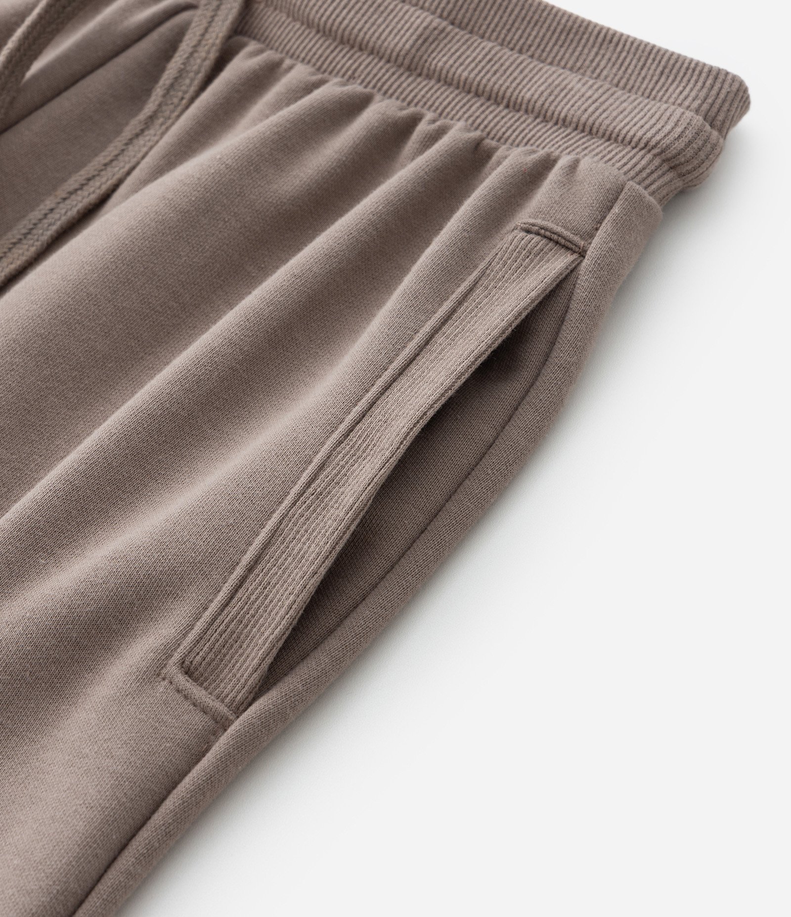 Bermuda Infantil com Cós Elástico e Etiqueta na Barra - Tam 5 a 14 Anos Marrom 5