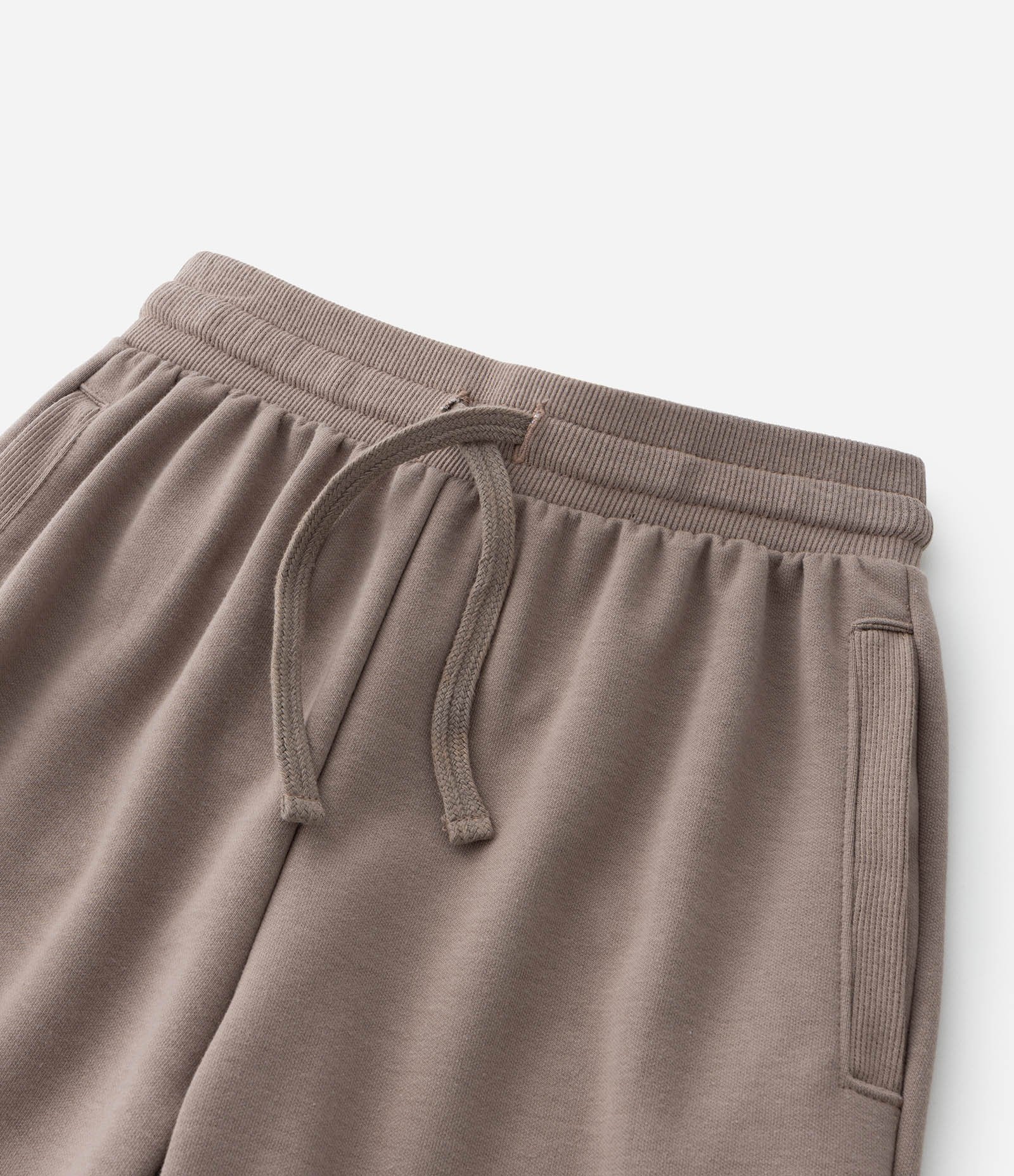 Bermuda Infantil com Cós Elástico e Etiqueta na Barra - Tam 5 a 14 Anos Marrom 6