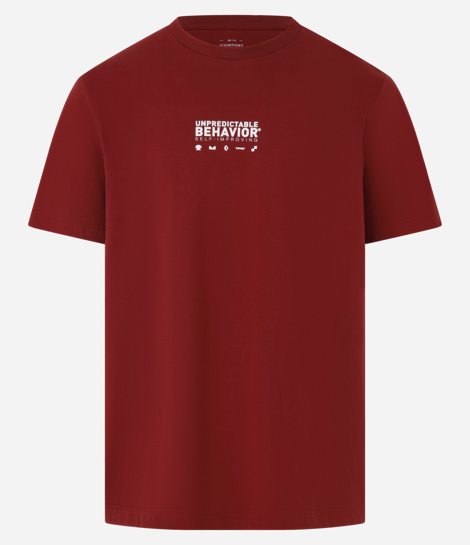 Camiseta Comfort em Algodão com Estampa Lettering Vermelho 4
