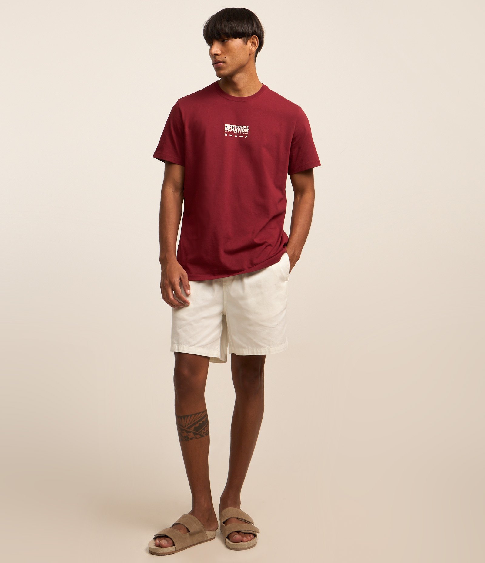 Camiseta Comfort em Algodão com Estampa Lettering Vermelho 2