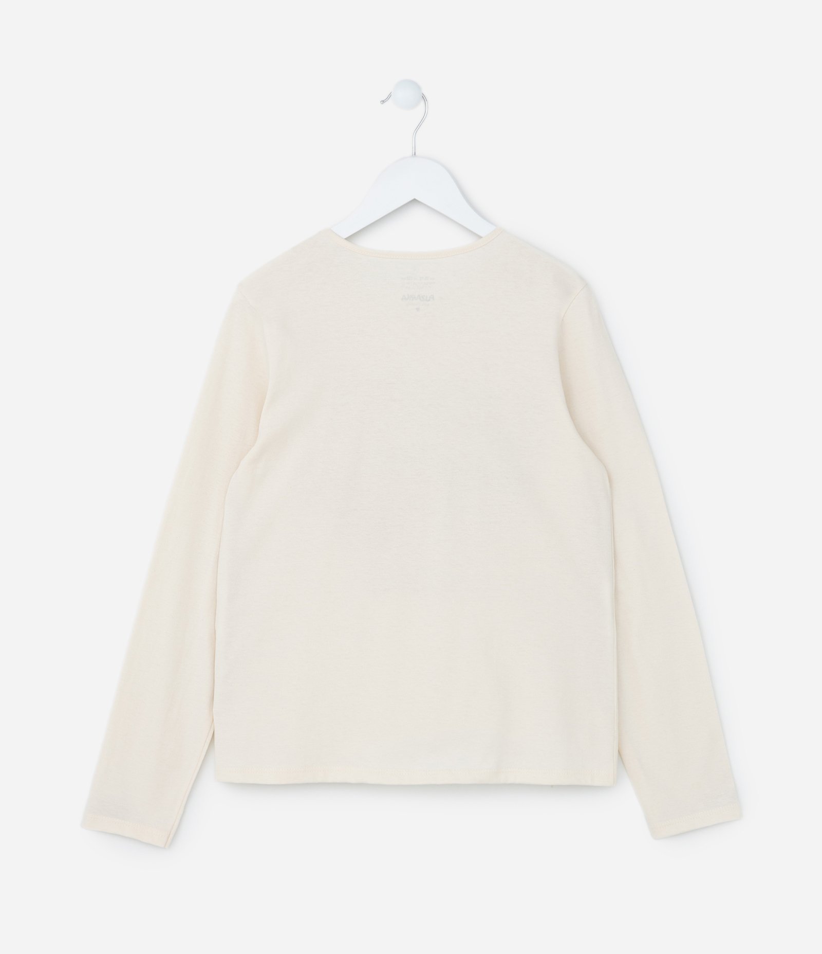 Camiseta Infantil com Estampa Cerejas - Tam 5 a 14 Anos Bege 2