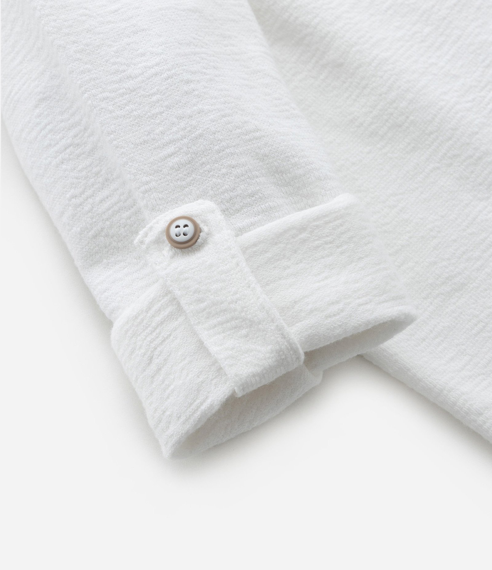 Camiseta Infantil com Gola Henley e Botões - Tam 1 a 6 Anos Branco 4