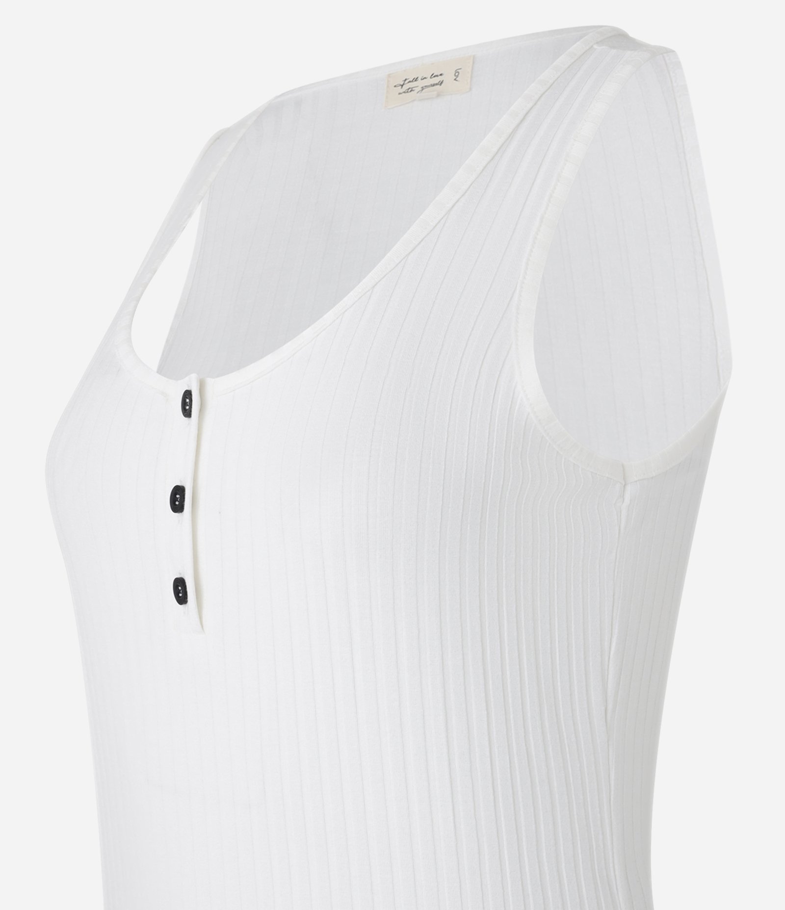 Pijama Short Doll em Ribana com Botões e Short Poá Preto 5