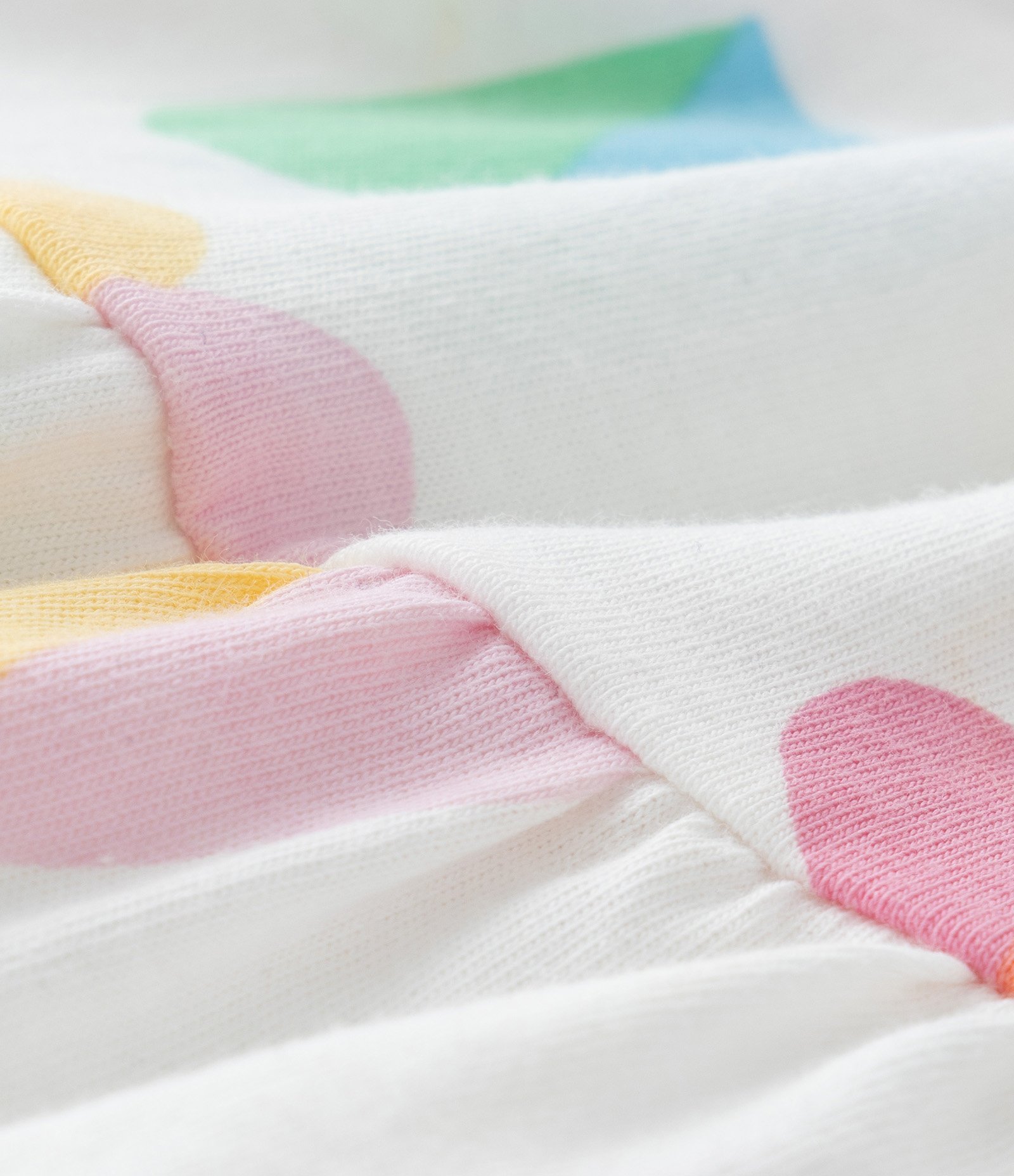 Vestido Infantil com Estampa Corações - Tam 0 a 18 meses Branco 3