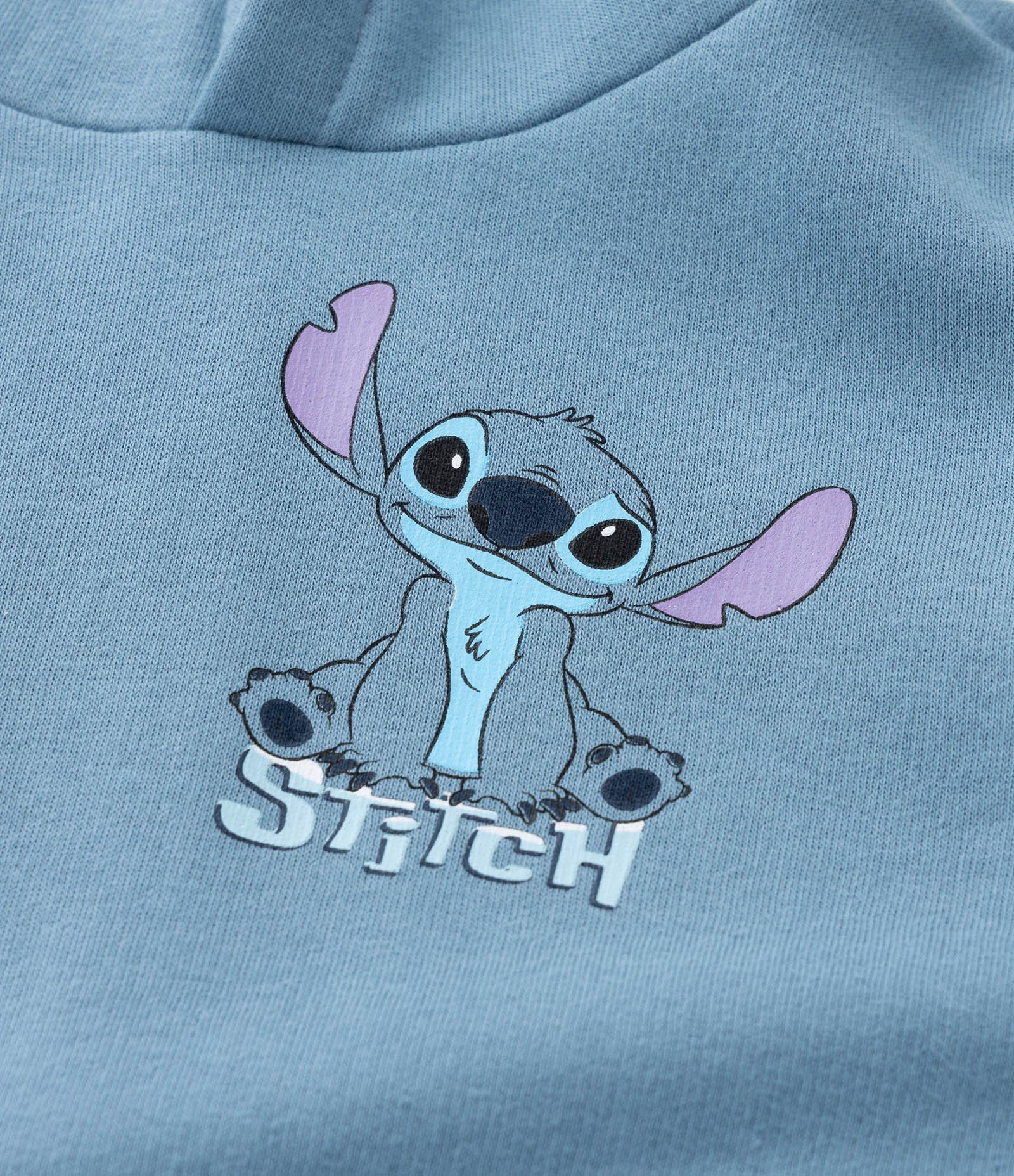 Casaco Infantil com Capuz e Orelhinhas do Stitch - Tam 4 a 10 Anos Azul 7