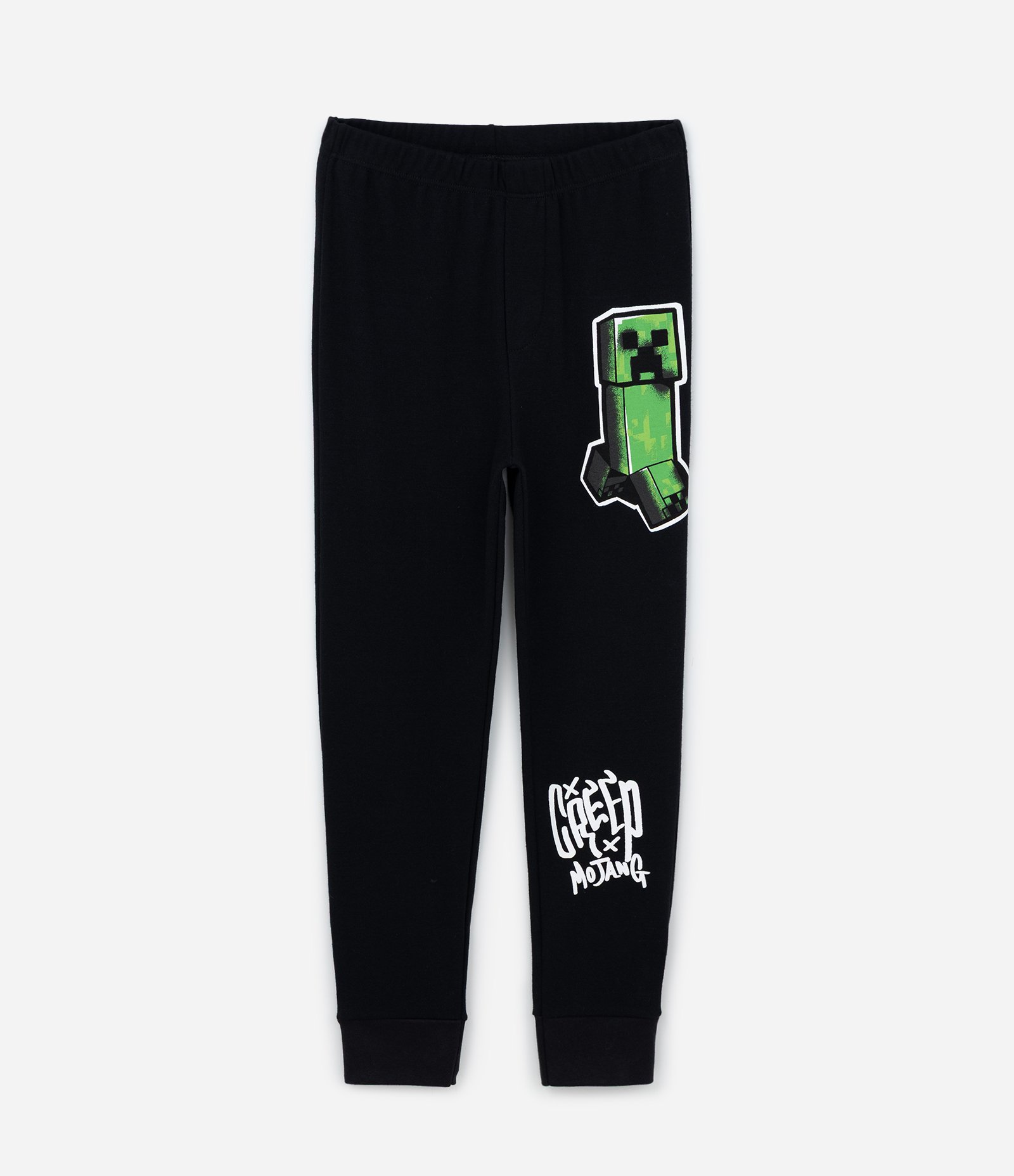 Pijama Infantil em Algodão com Estampa Minecraft - Tam 6 a 14 Anos Cinza/Preto 5