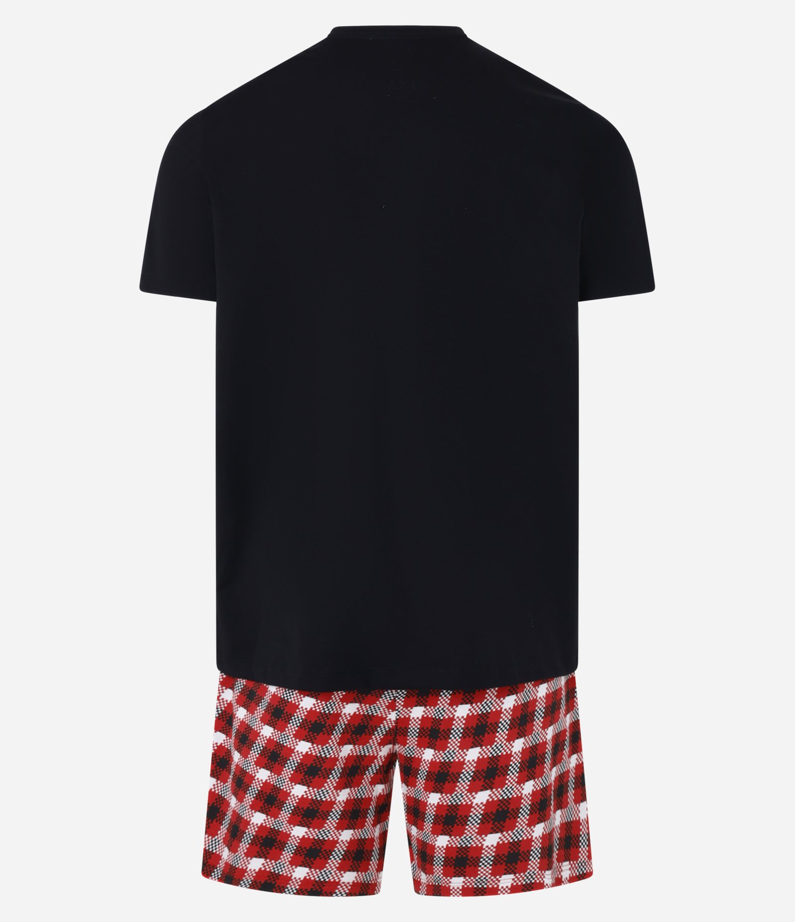 Pijama Curto em Algodão com Estampa do Carros Preto/Vermelho 2