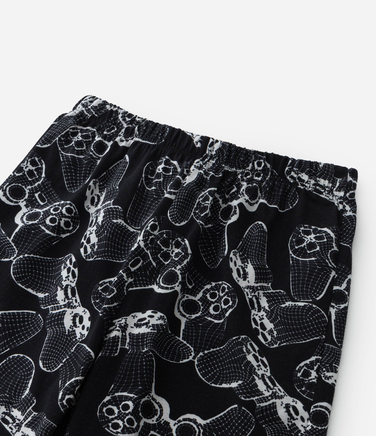 Pijama Infantil com Estampa Controle Gamer - Tam 6 ao 14 Verde/Preto 4