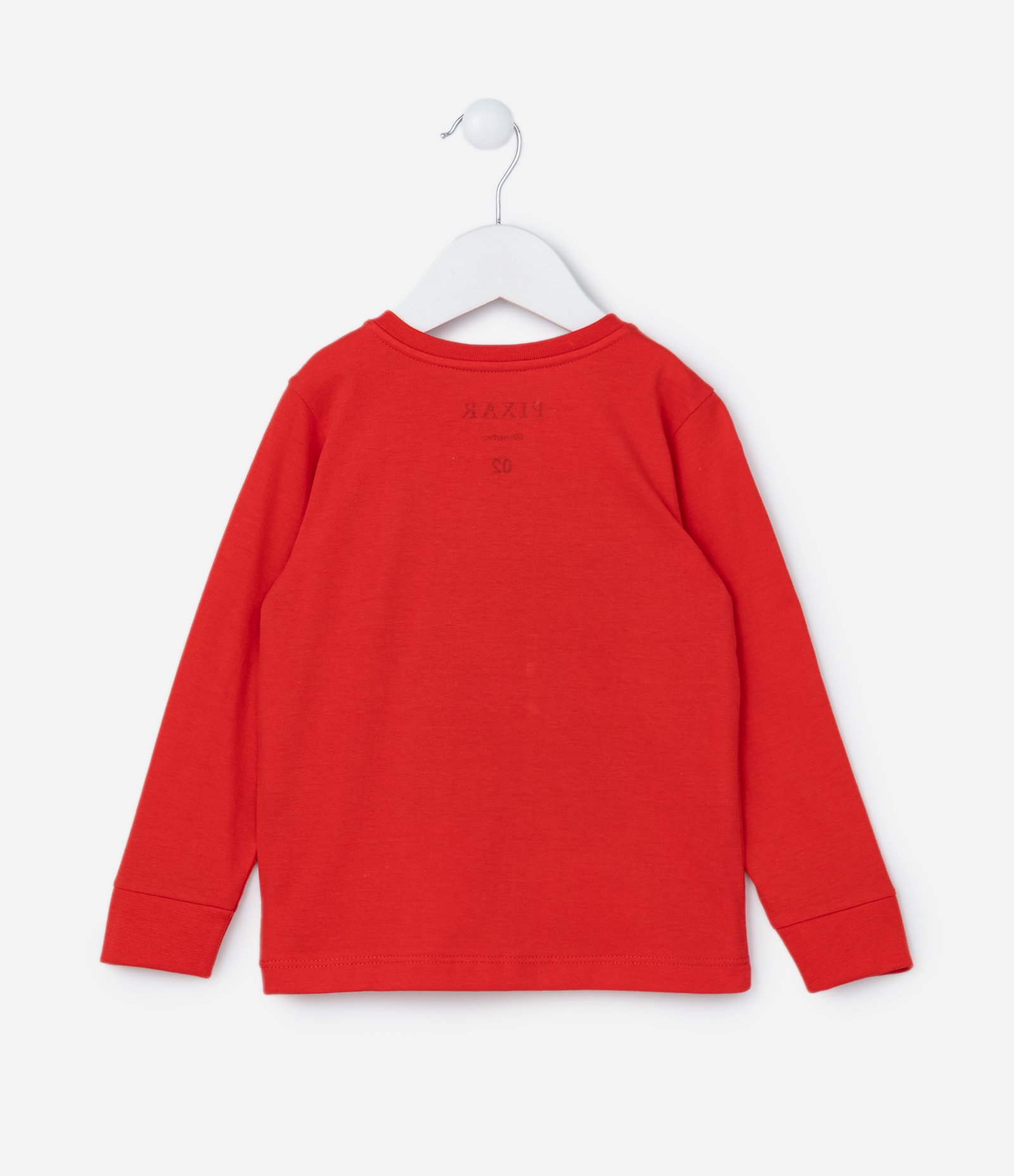 Pijama Infantil em Ribana com Carros - Tam 2 a 6 Anos Vermelho/Cinza 3