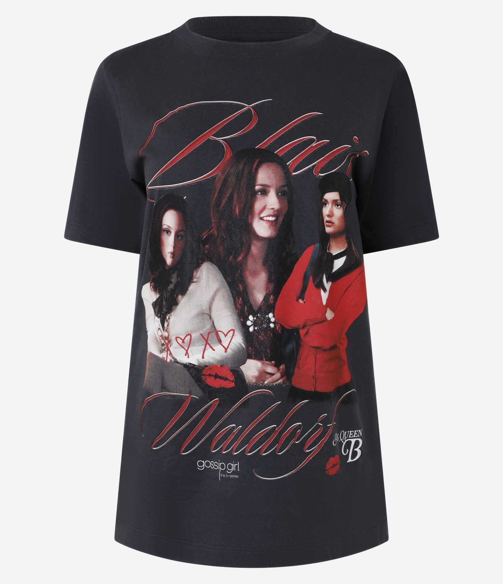 Camiseta T-Shirt com Estampa Blair de Gossip Girl Cinza 4