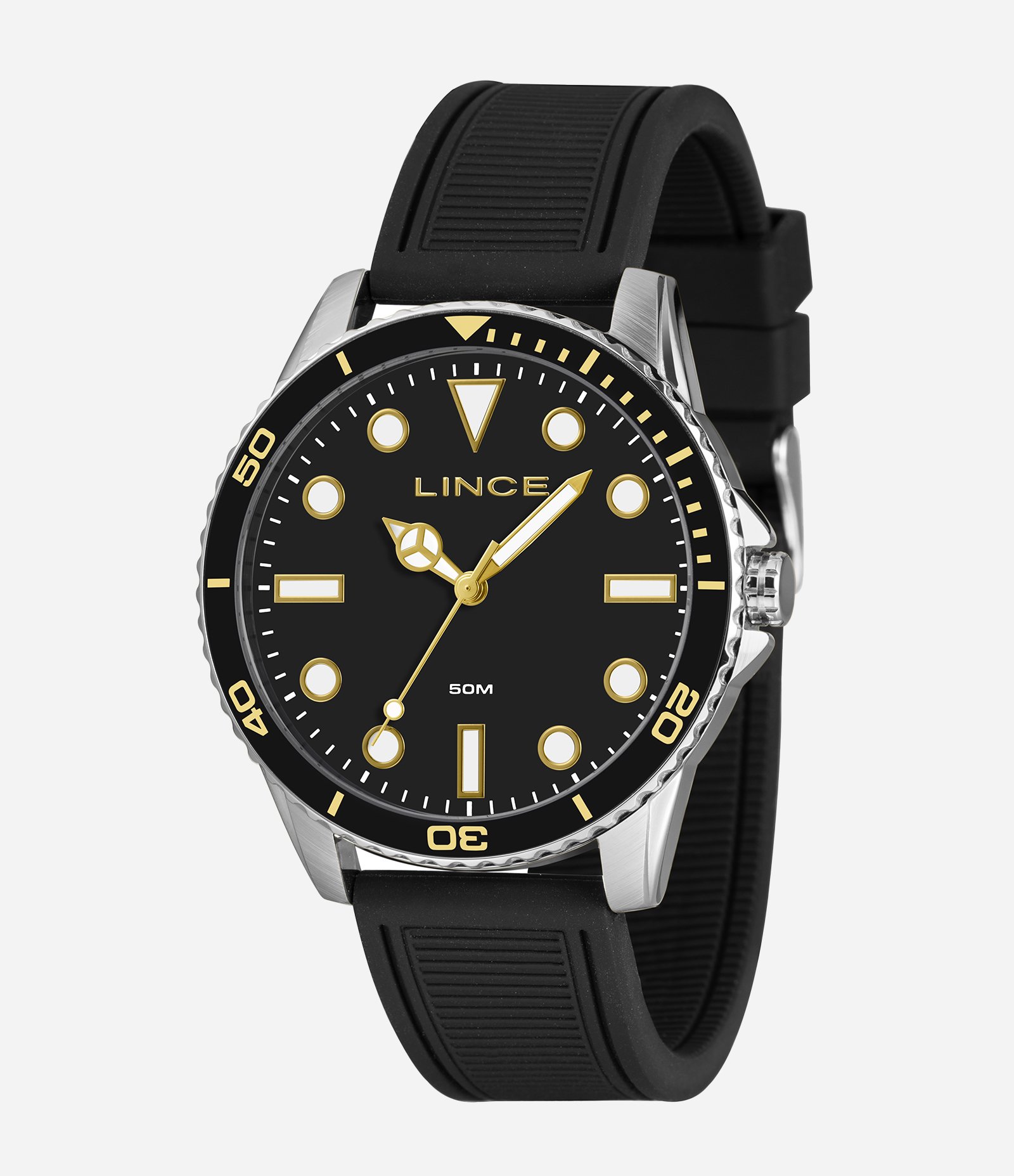 Relógio Analógico Masculino Lince PRETO 1