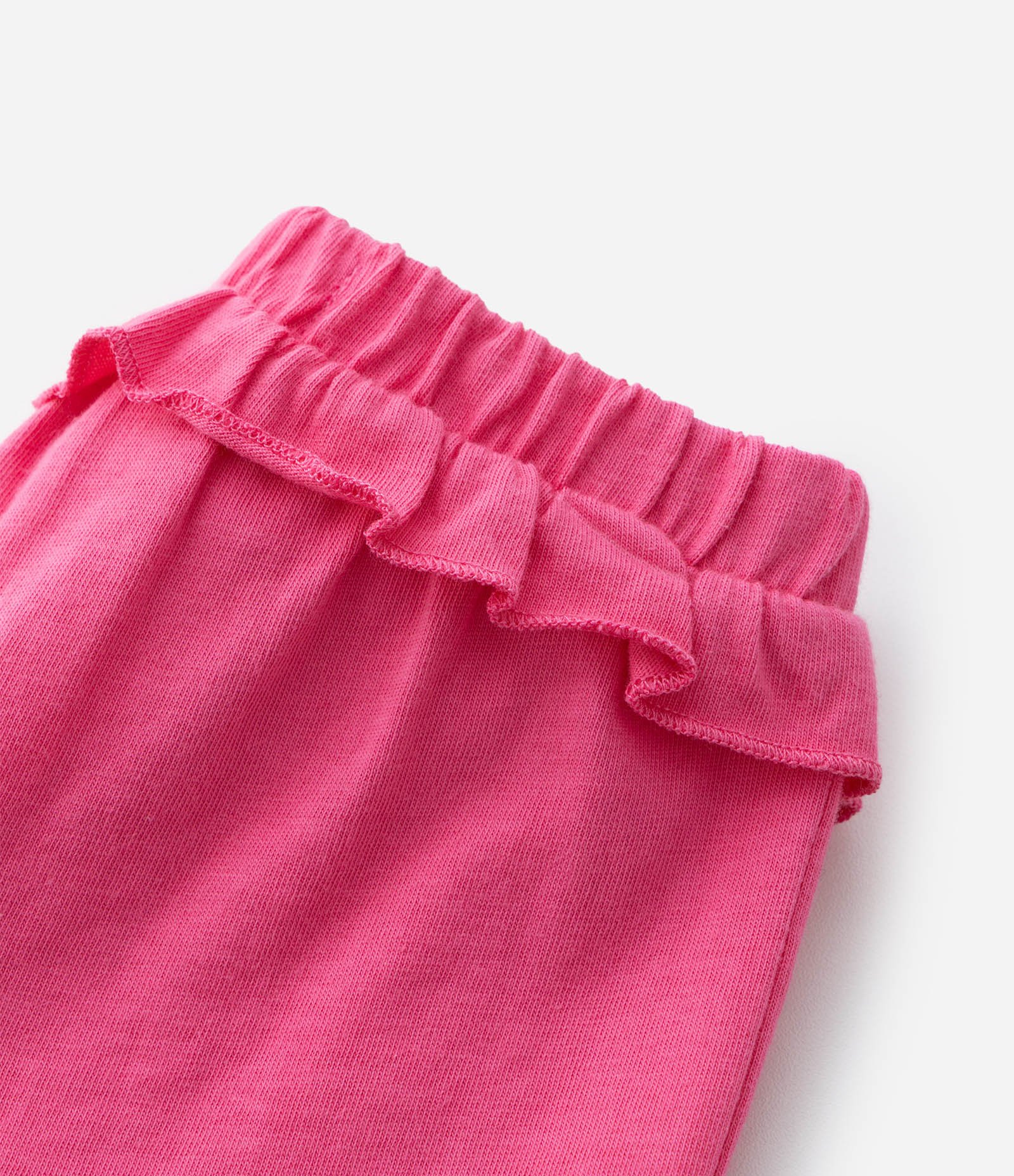 Short Infantil com Babadinho e Pompons - Tam 1 a 5 Anos Rosa 6