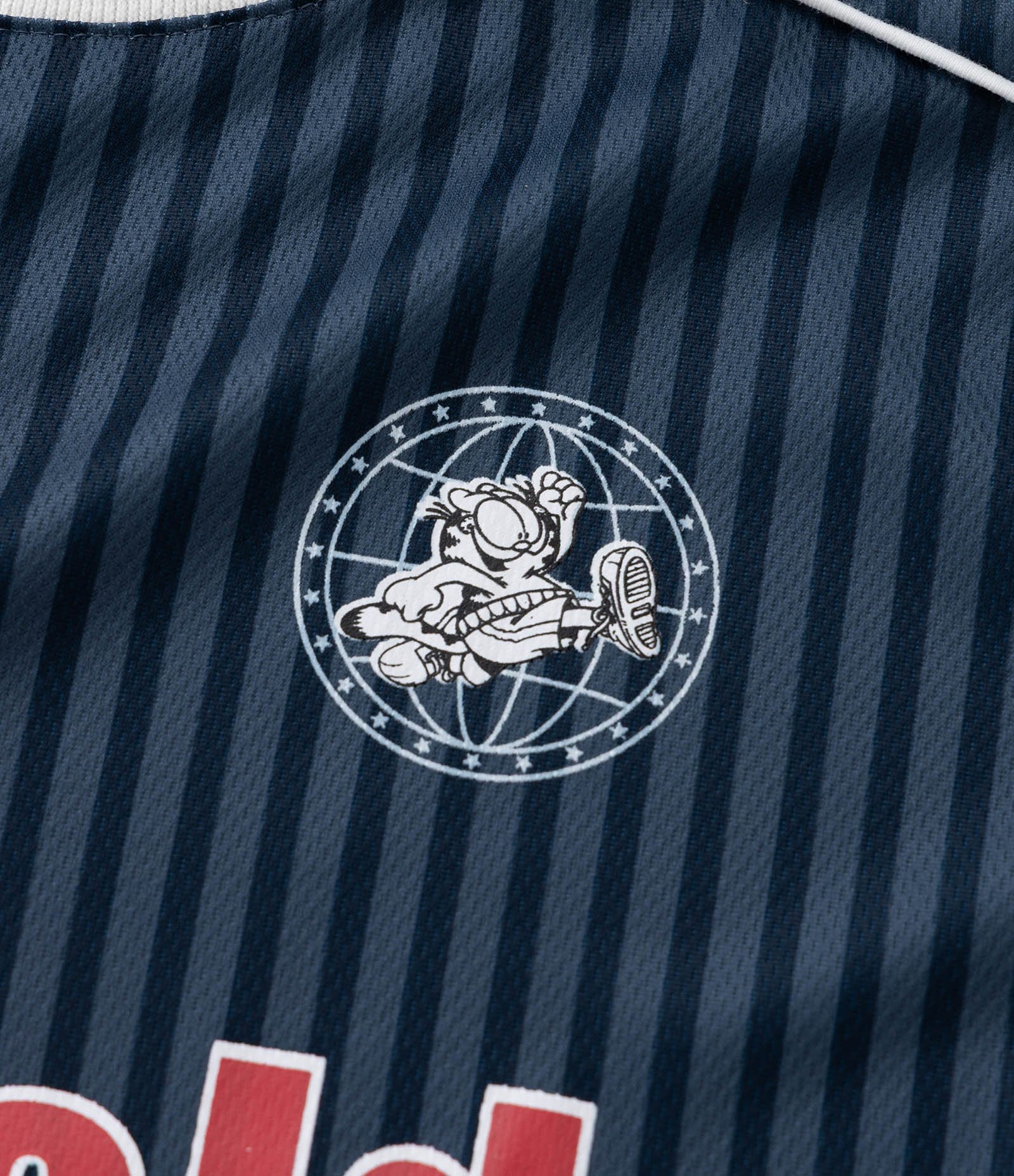 Camiseta Esportiva Relaxed Infantil com Estampa Garfield - Tam 5 a 14 Anos Azul 5