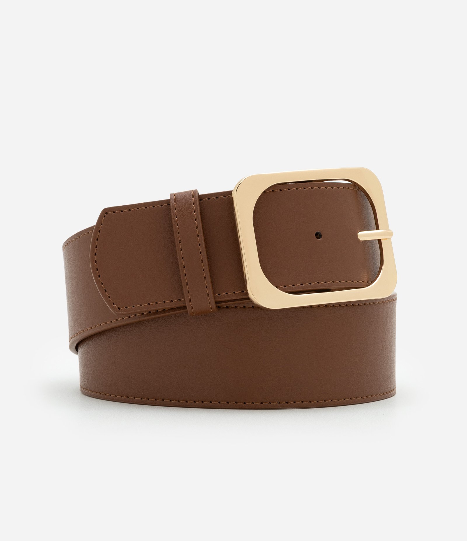 Cinto Médio em PU com Fivela Quadrada 1