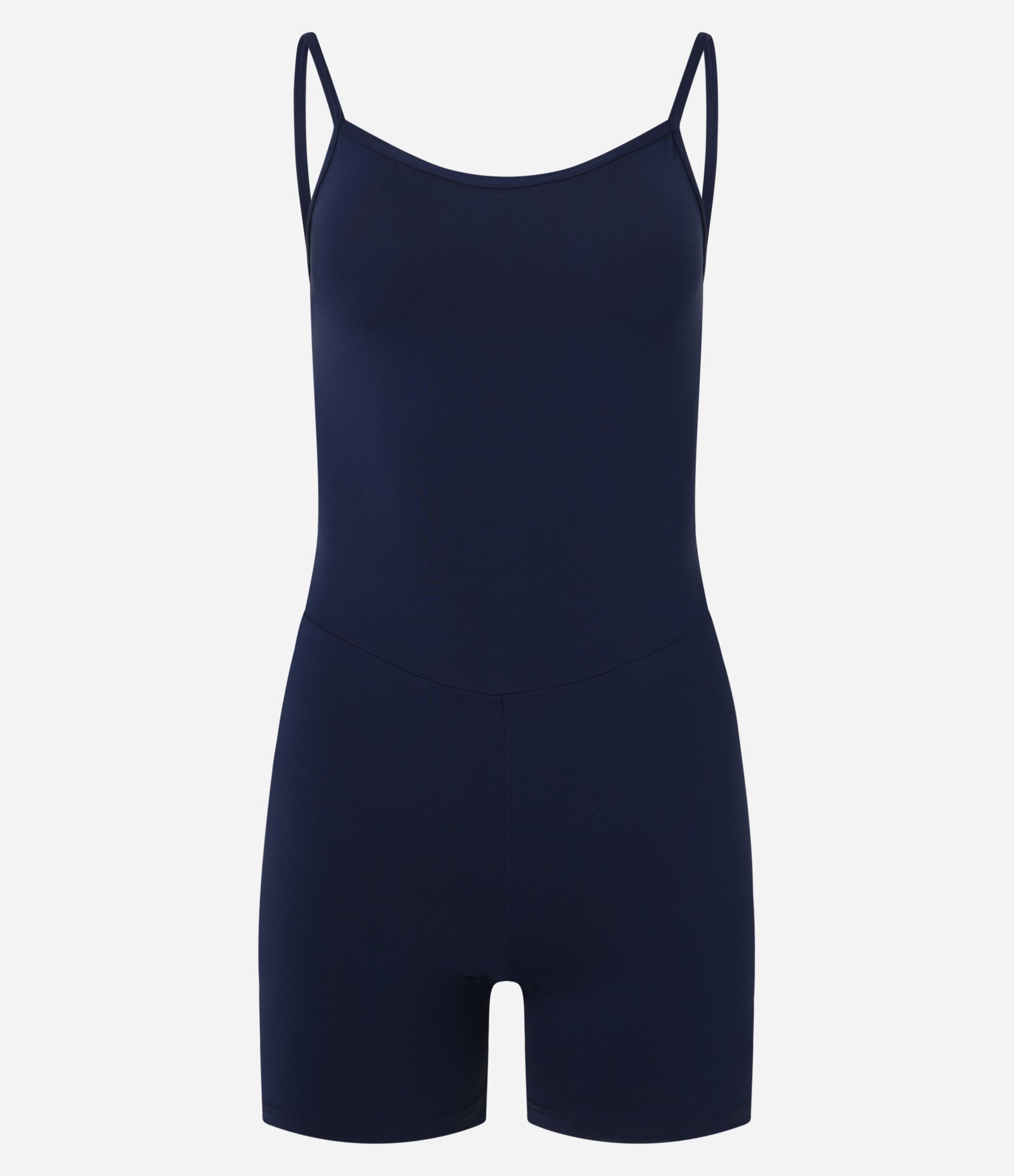 Macaquinho Esportivo em Microfibra com Decote nas Costas Azul 5