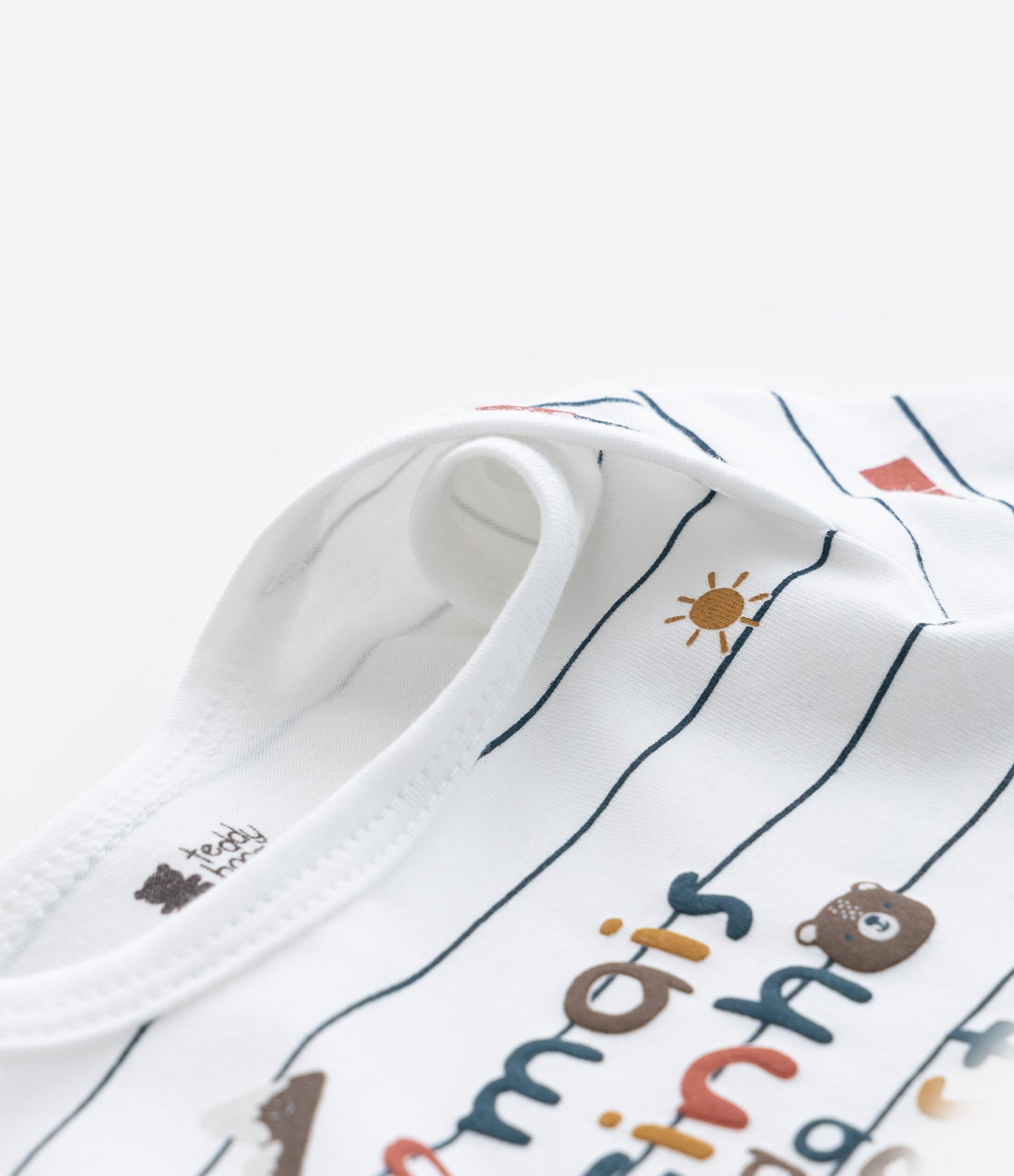 Body Infantil com Estampa Lettering O Mais Fofinho - Tam RN a 18 meses Branco 5