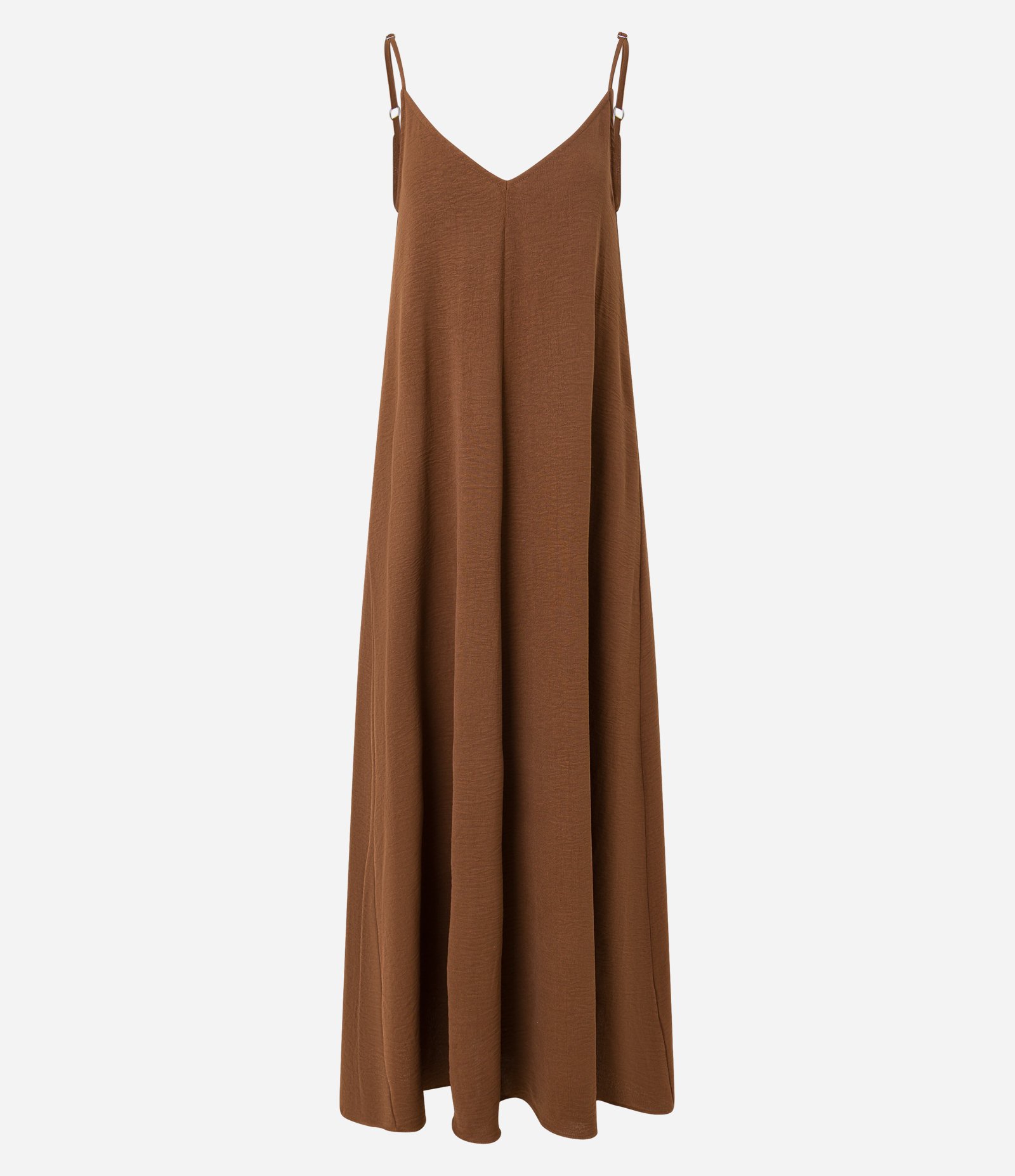 Vestido Long Midi em Crepe com Alcinhas 5