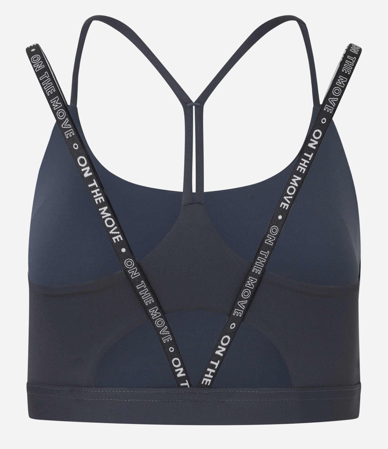 Top Esportivo com Bojo e Alças com Lettering Azul 7