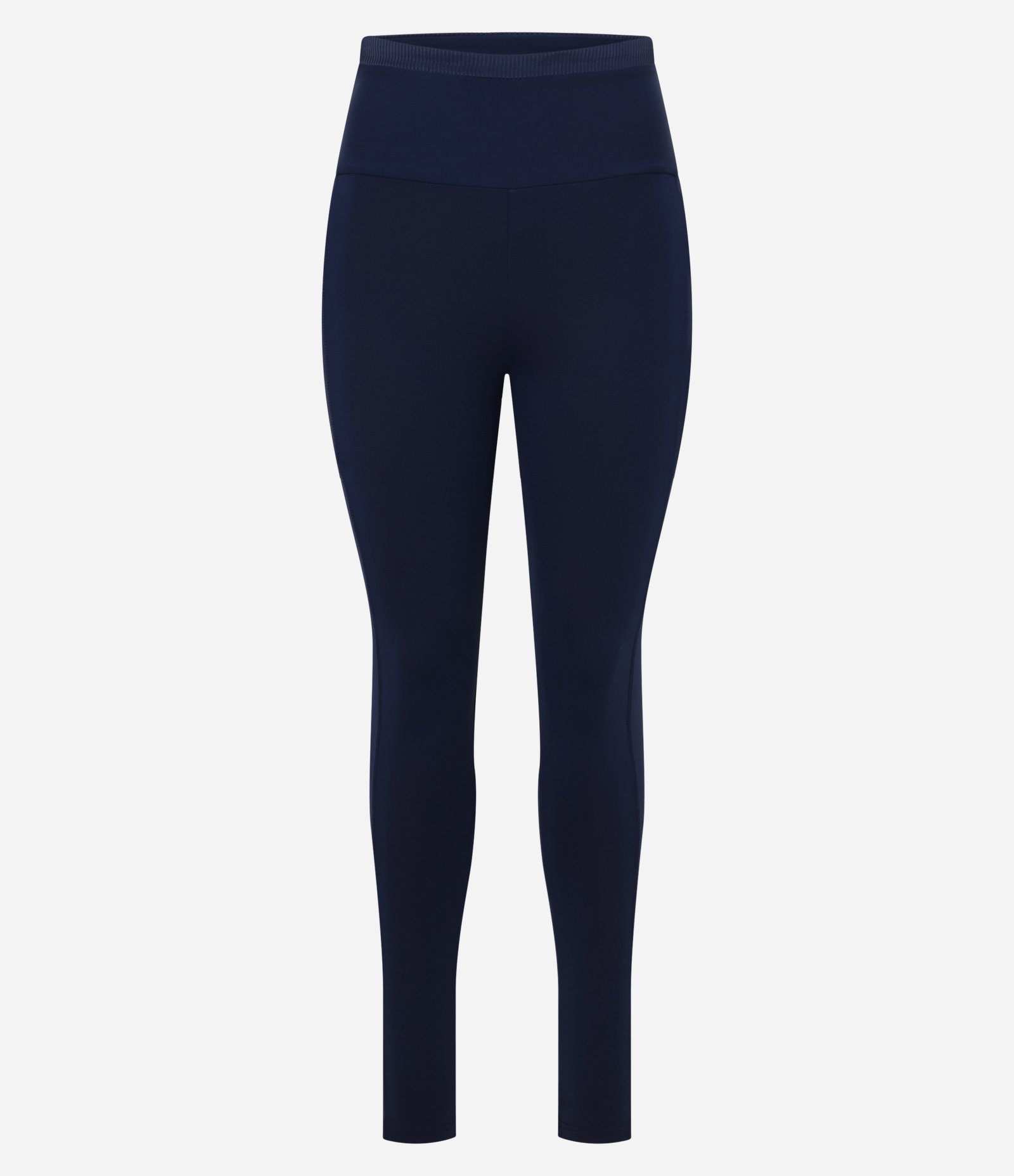 Calça Legging Esportiva em Microfibra com Bolso Azul Marinho 5