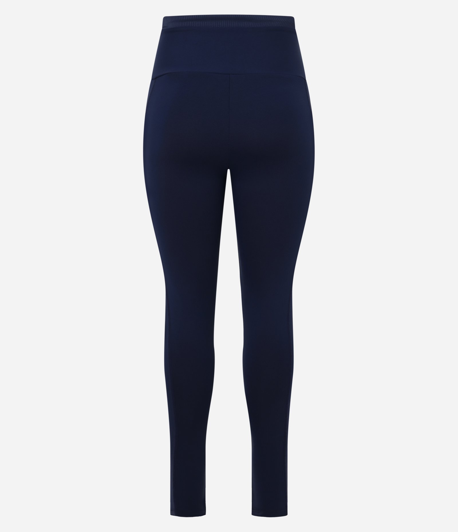 Calça Legging Esportiva em Microfibra com Bolso Azul Marinho 6