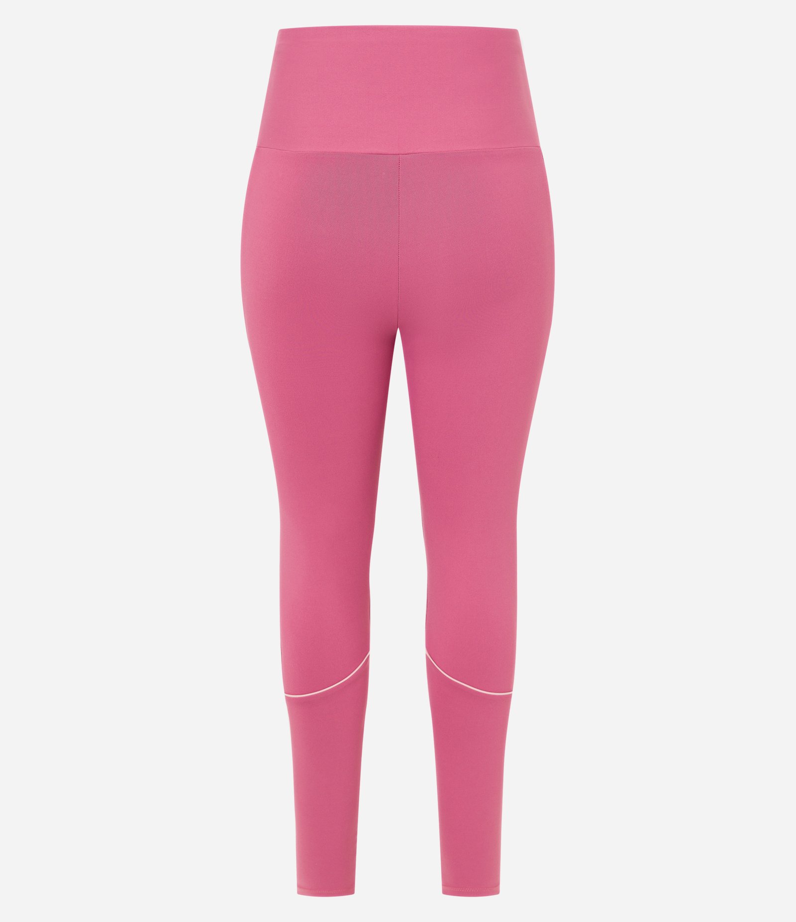 Calça Legging Esportiva em Microfibra Pesada com Cós Alto e Bolsos Laterais Rosa 7