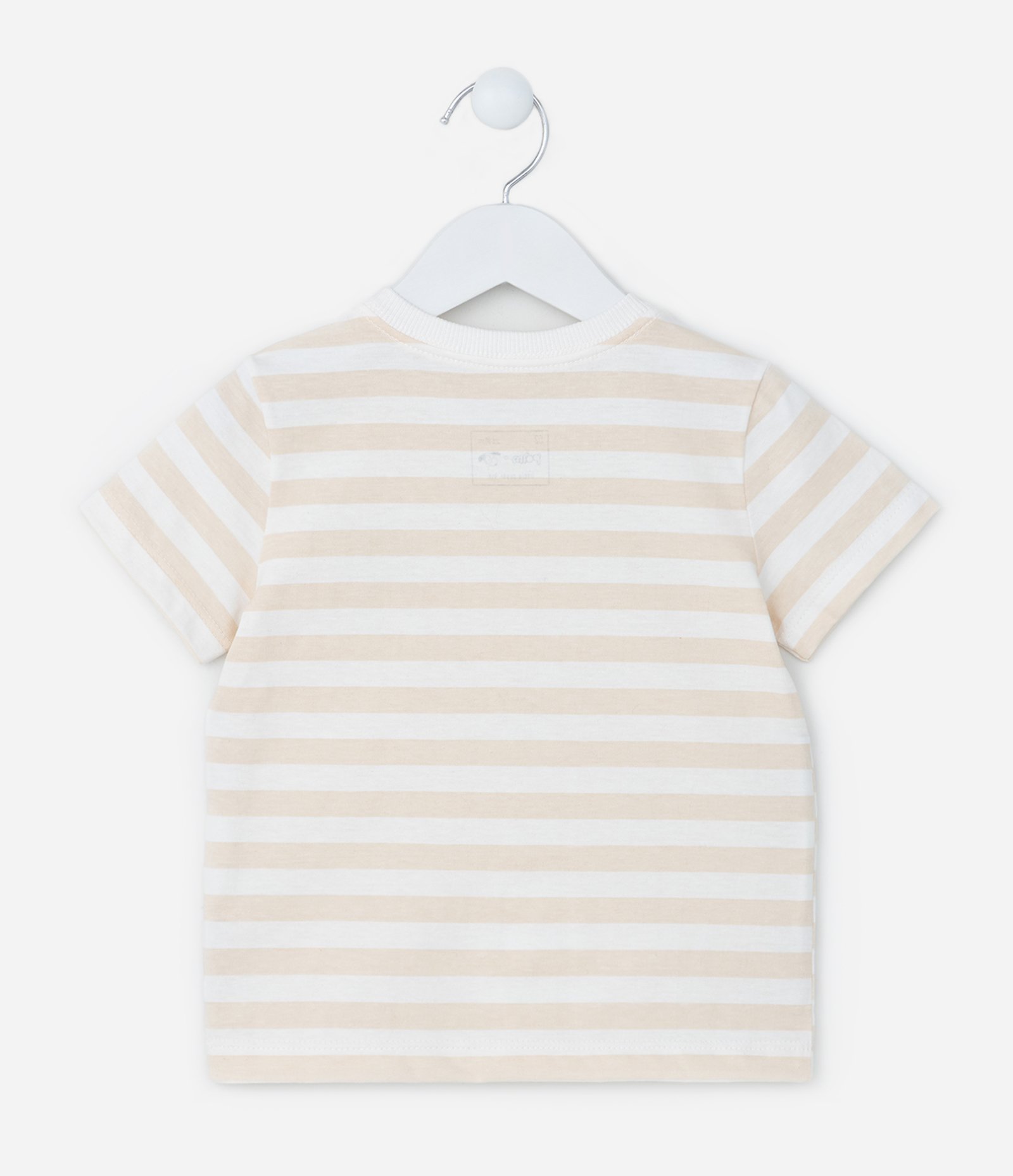 Conjunto Infantil com Estampa Listrada - Tam 1 a 6 Anos Branco/Vermelho 3