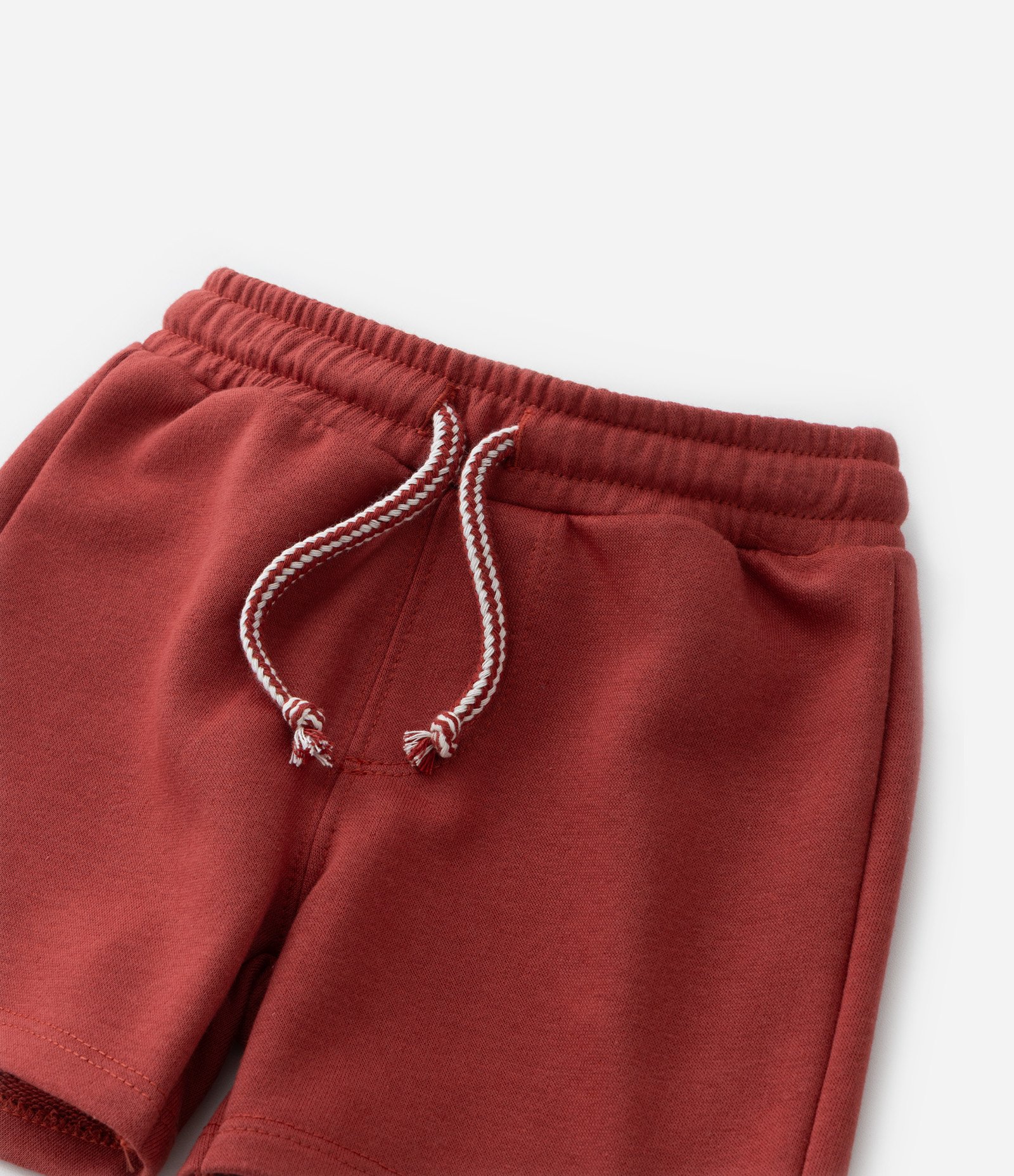 Conjunto Infantil com Estampa Listrada - Tam 1 a 6 Anos Branco/Vermelho 7