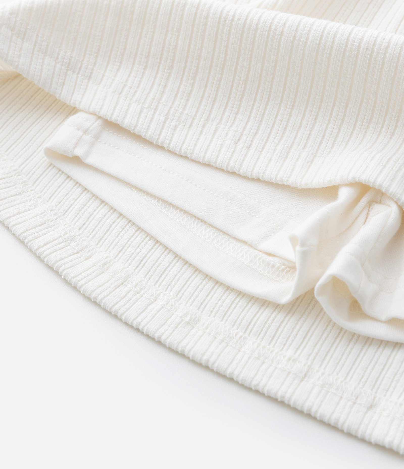 Conjunto Infantil Polo e Short Saia Seamless - Tam 1 a 6 Anos Branco 9