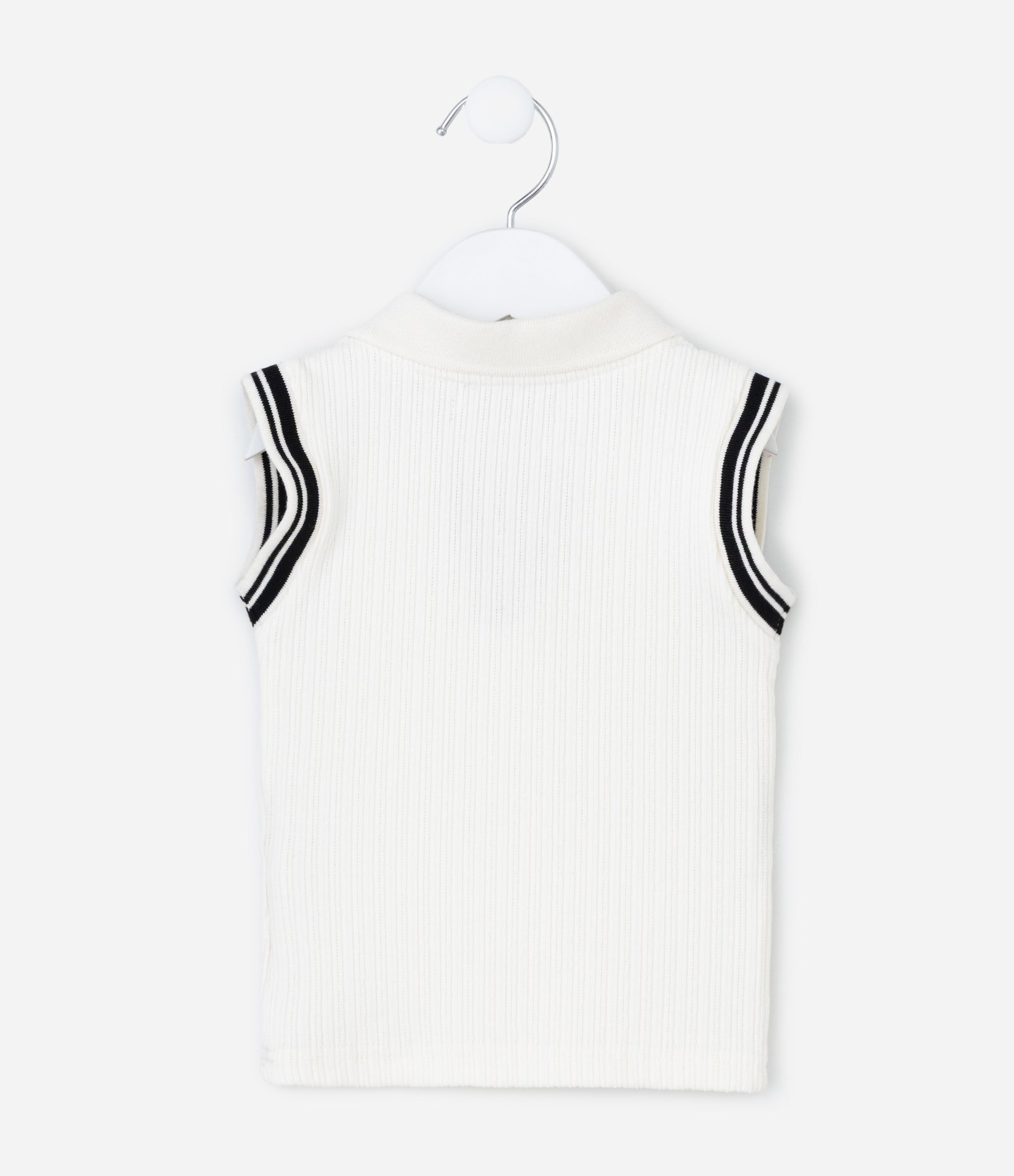 Conjunto Infantil Polo e Short Saia Seamless - Tam 1 a 6 Anos Branco 4