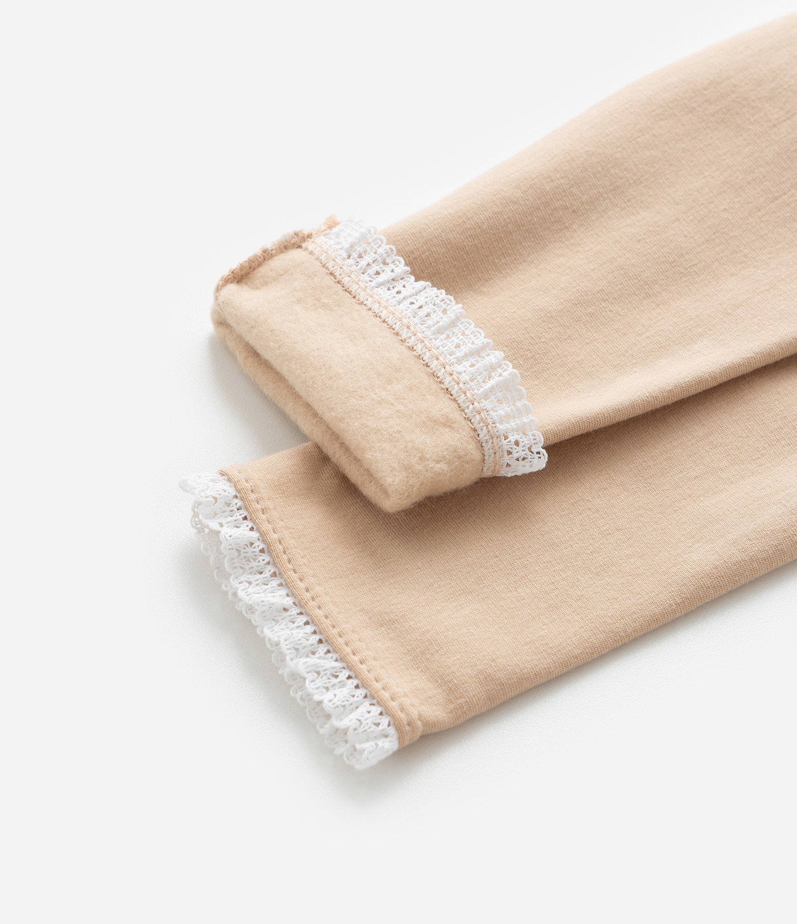 Conjunto Infantil com Estampa Comidinhas e Bichinhos - Tam 0 a 18 meses Branco/Bege 13