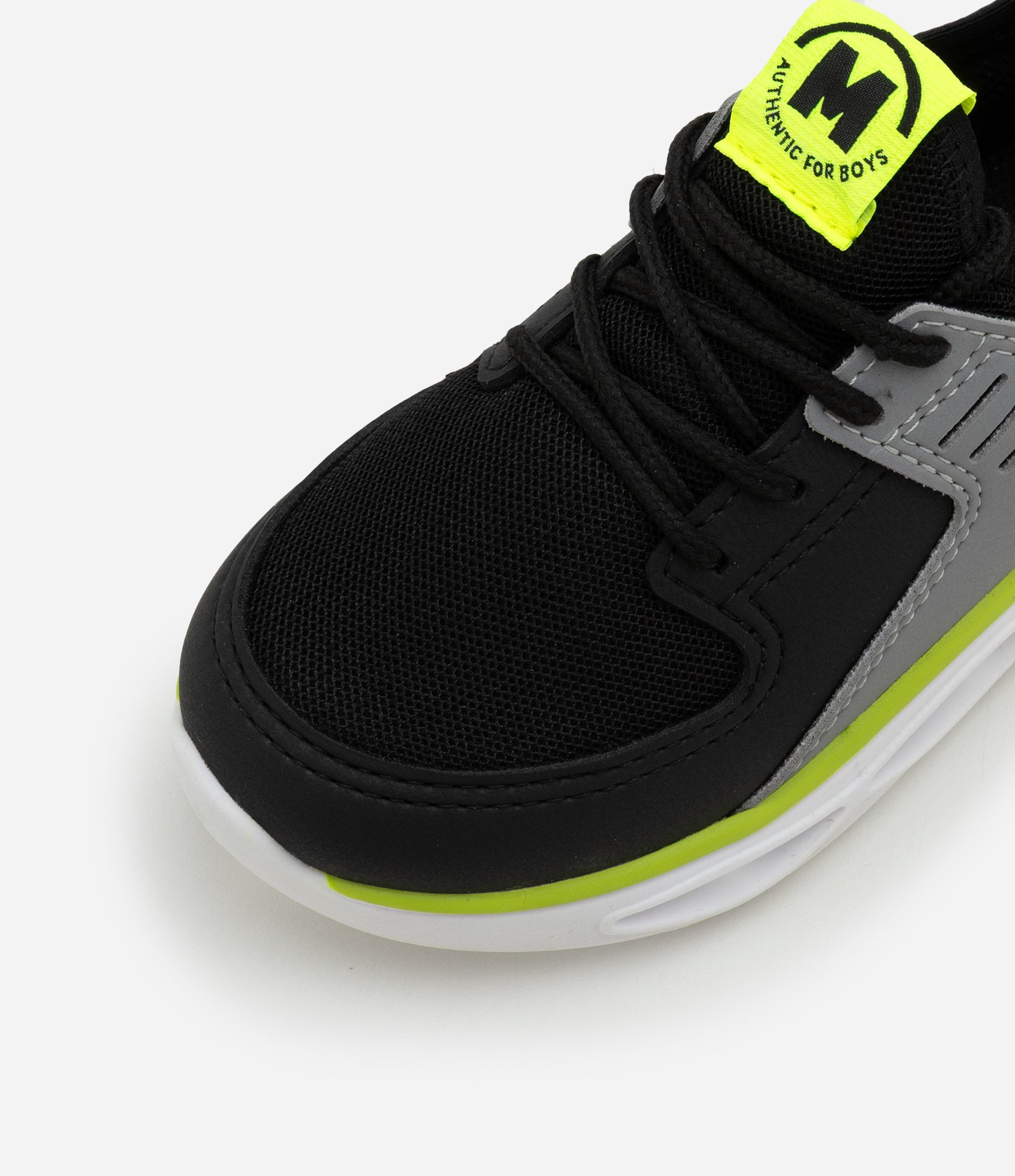 Tênis Esportivo Infantil com LED e Detalhes Contrastantes - Tam 20 a 25 Preto 3