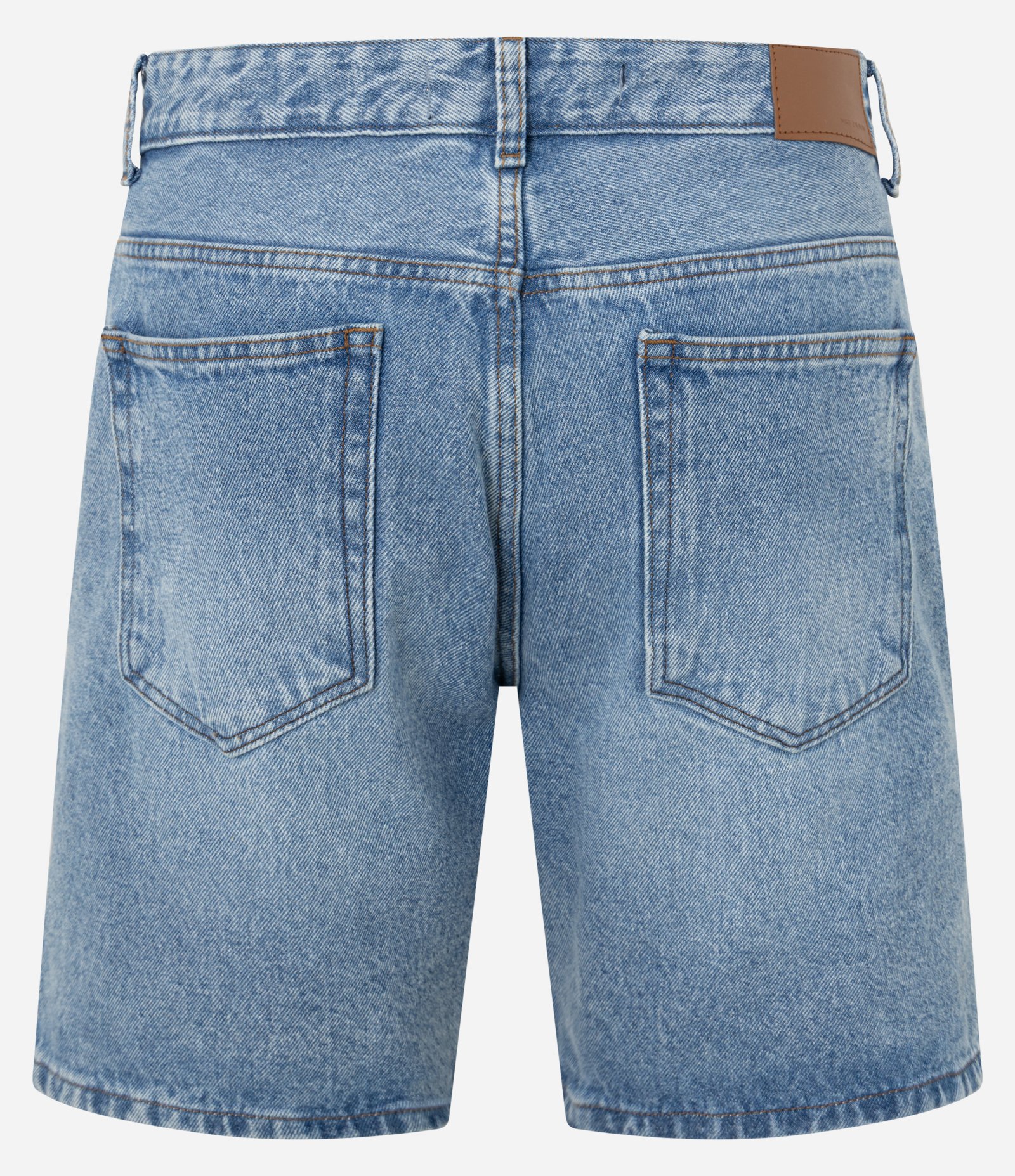 Bermuda Reta em Jeans Azul 2