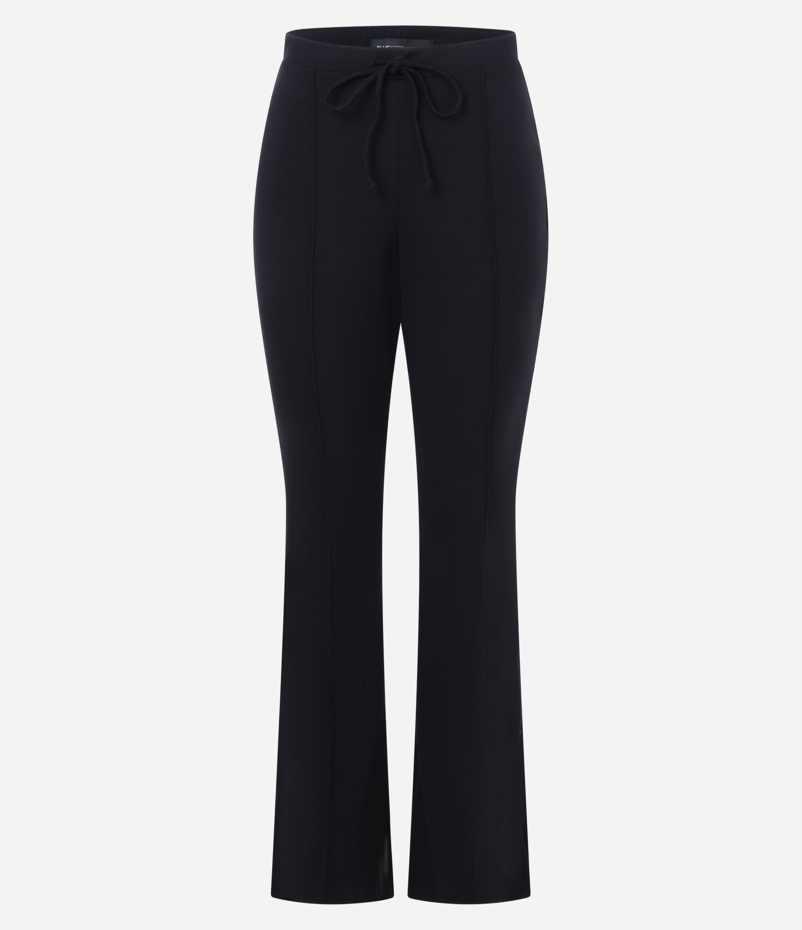 Calça Flare Alfaiataria em Viscose com Amarração Preto 6