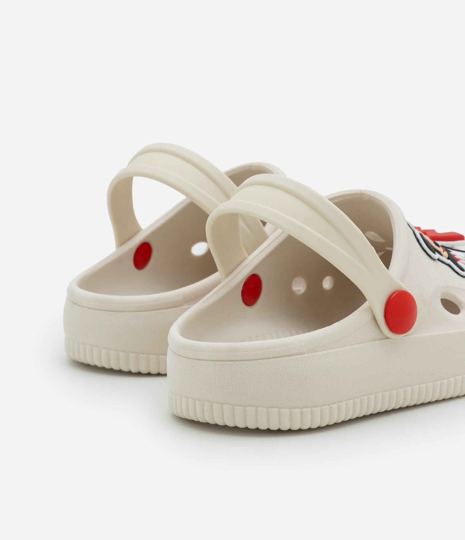 Sandália Babuche Infantil com Patch do Mickey - Tam 20 a 33 Bege 2