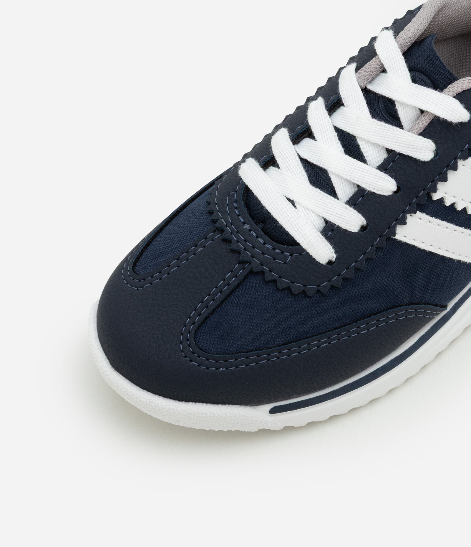 Tênis Infantil com Recorte Contrastantes - Tam 28 ao 34 Azul 3