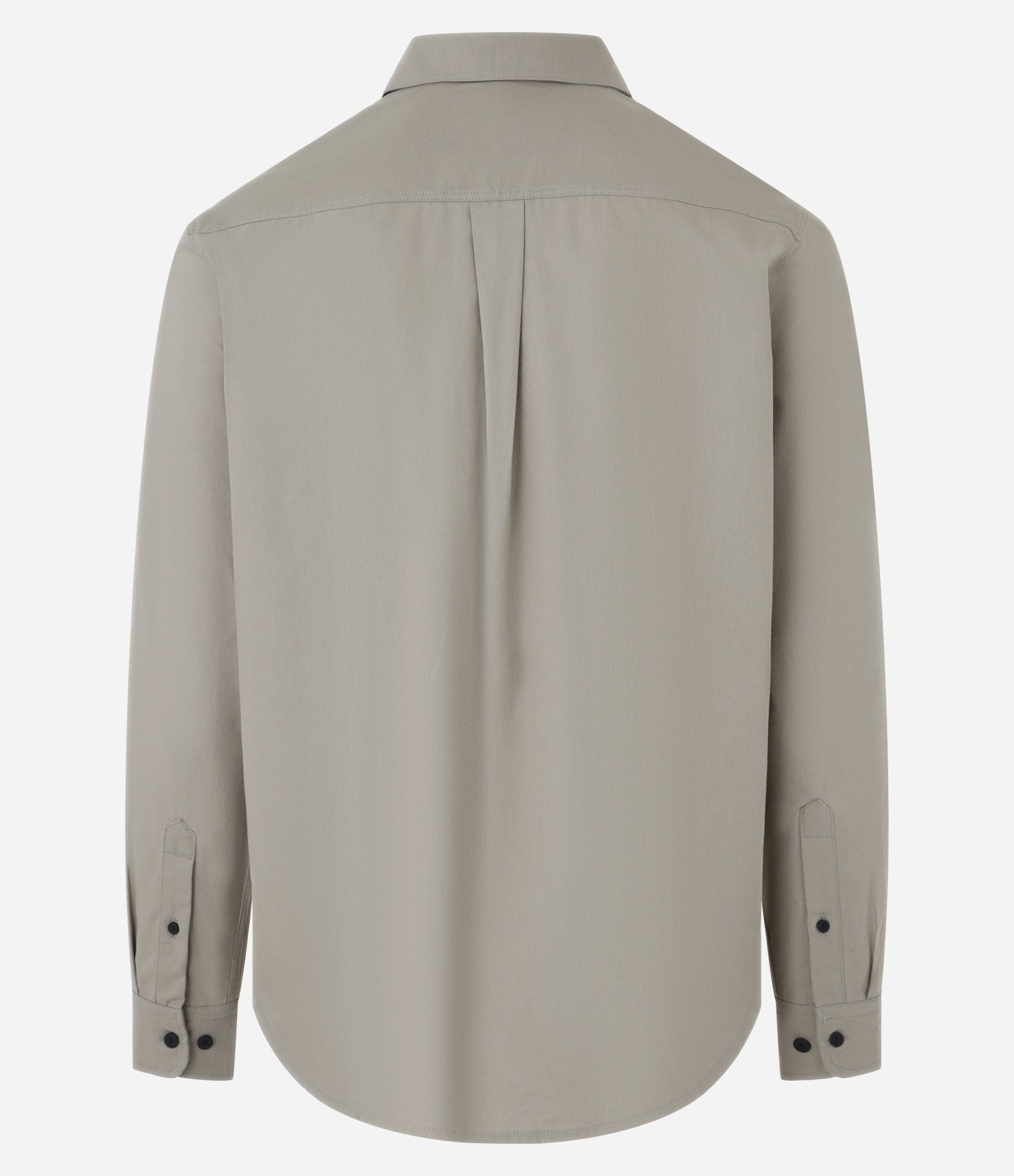 Camisa Comfort em Sarja Leve com 02 Bolsos Cinza 2