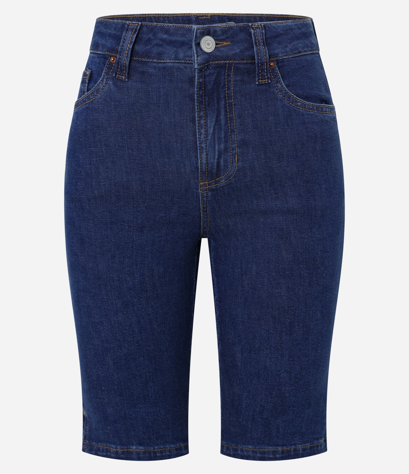 Bermuda New Ciclista em Jeans Azul Médio 5