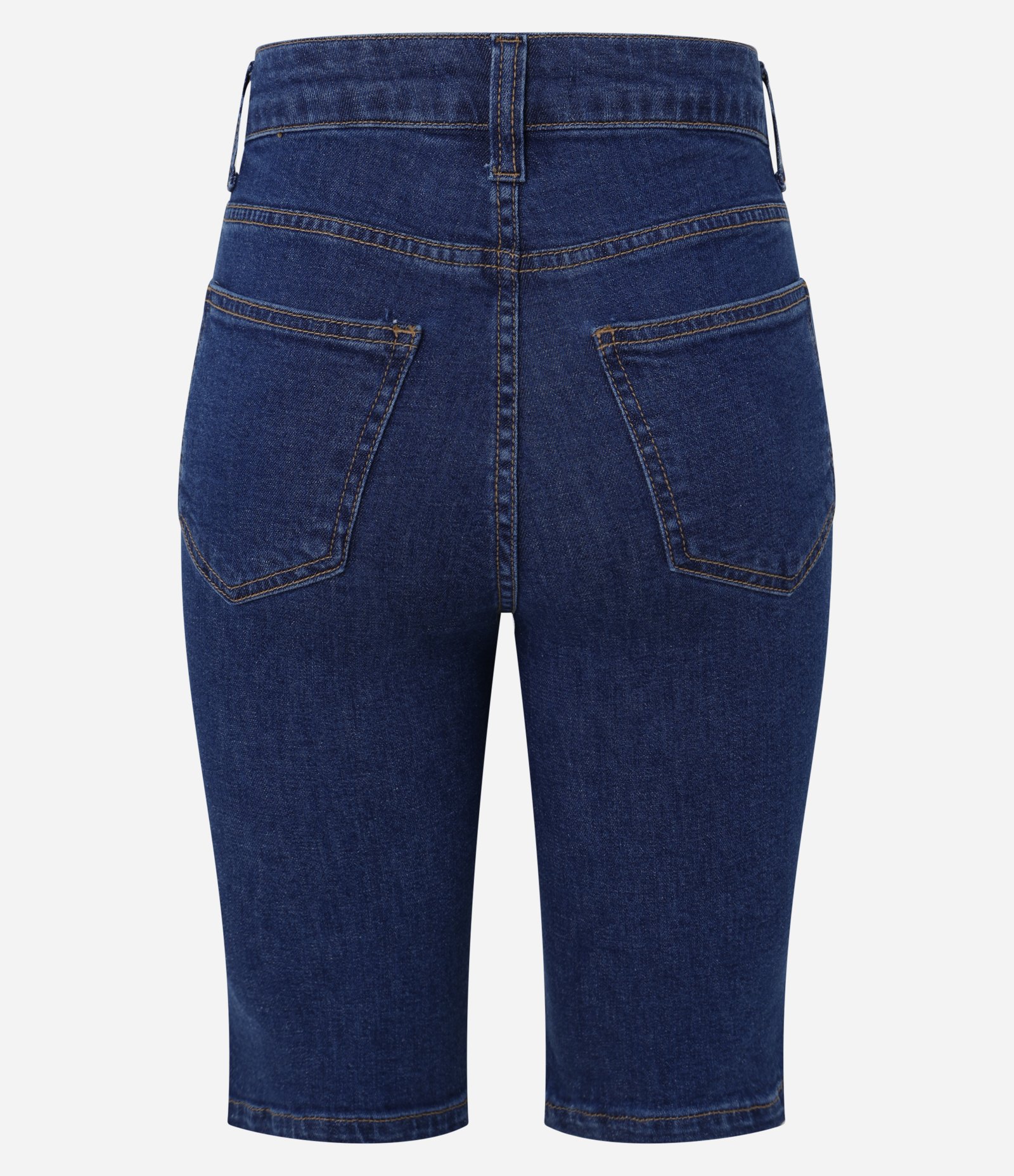 Bermuda New Ciclista em Jeans Azul Médio 6