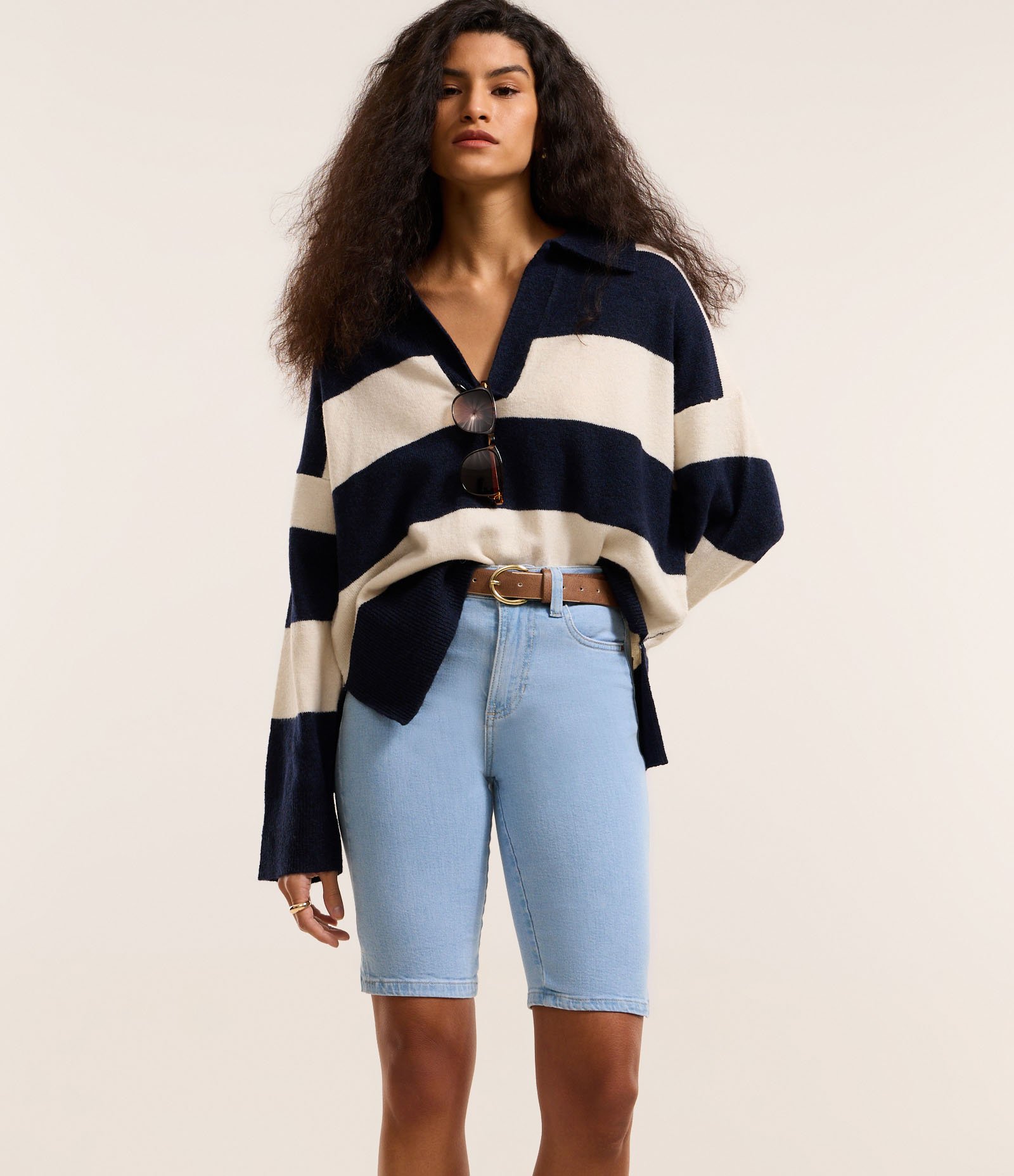 Bermuda New Ciclista em Jeans Azul Claro 2