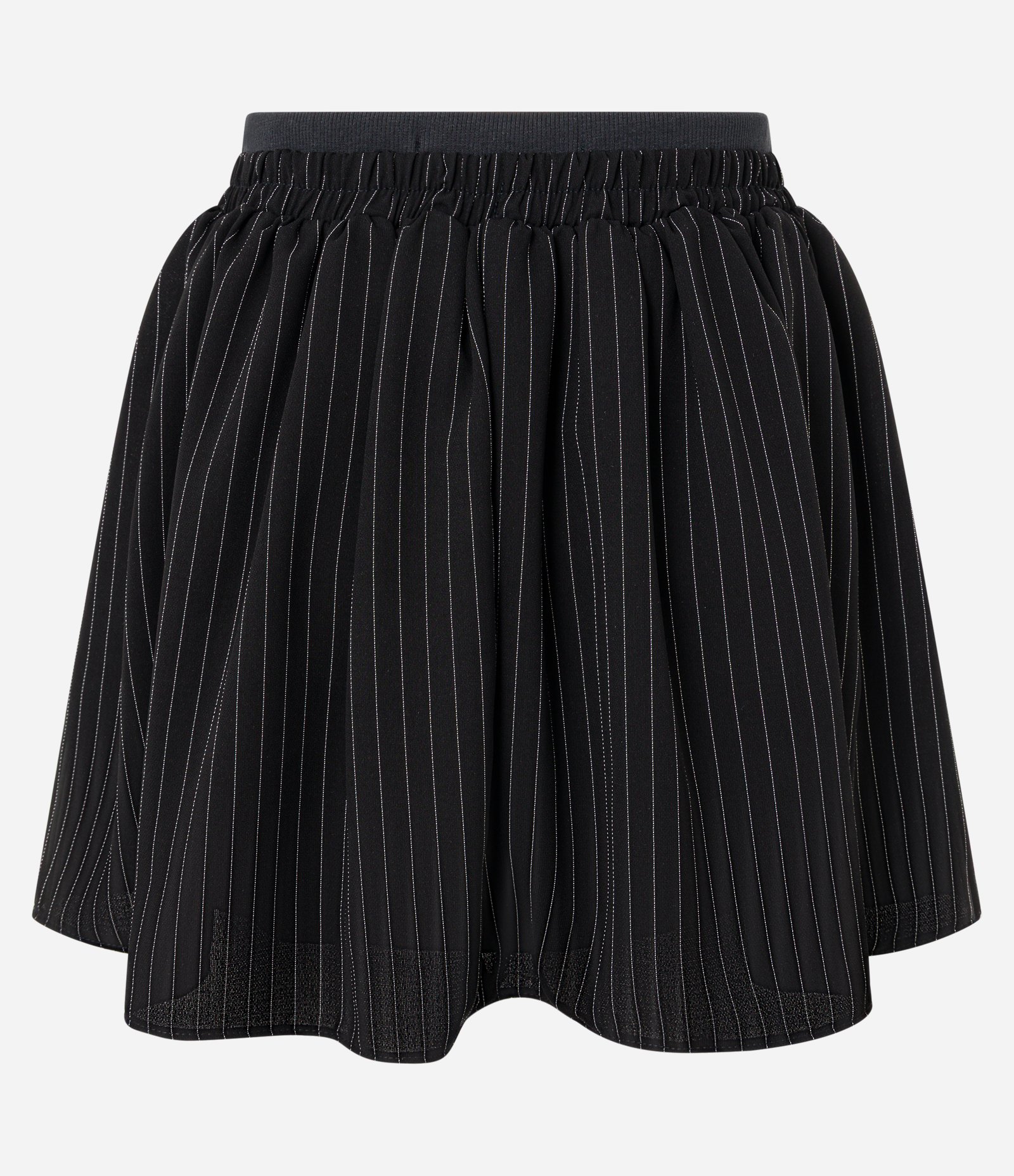 Saia Godê em Alfaiataria com Cós Sobreposto Cinza Chumbo 6