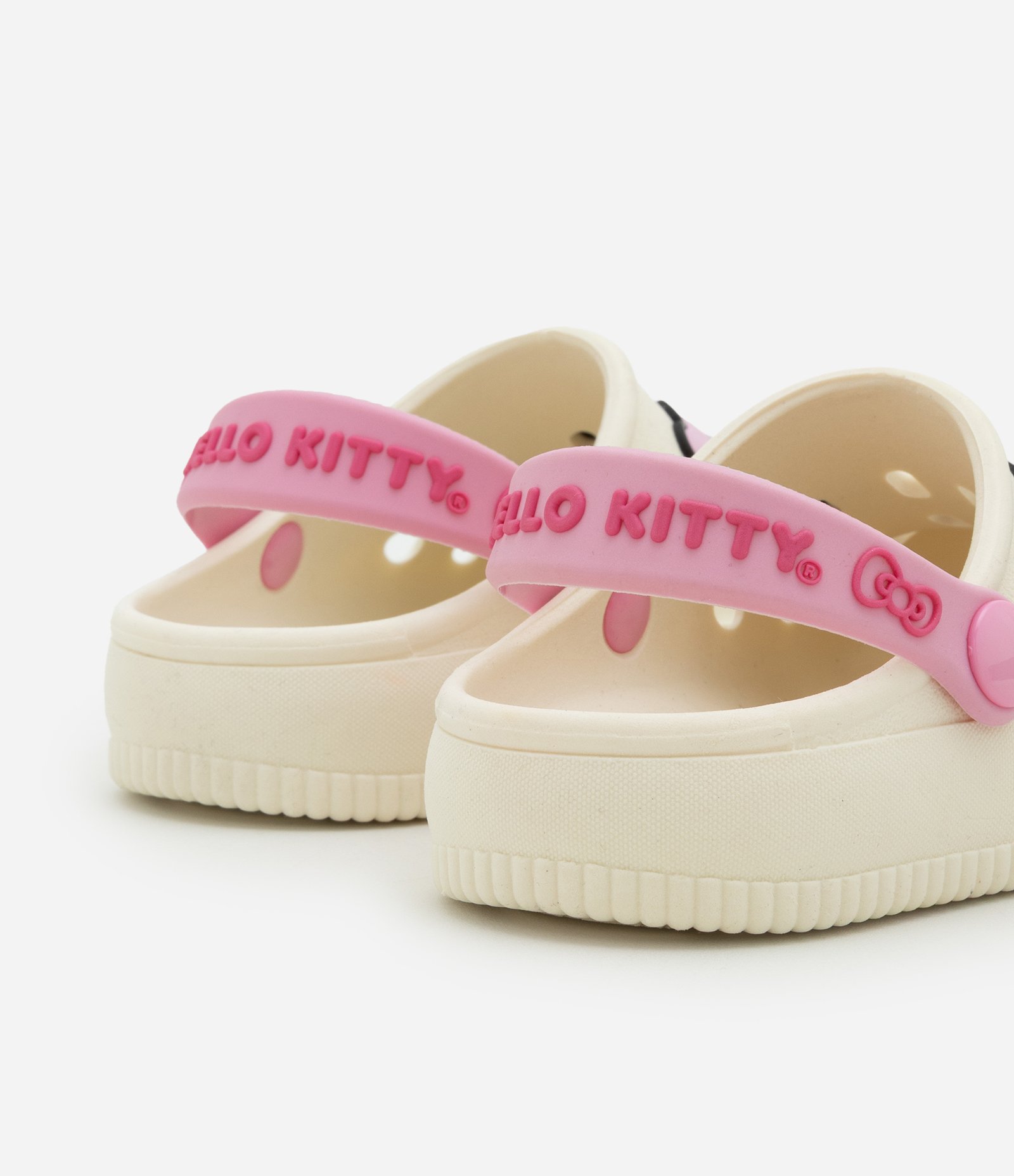 Sandália Babuche Infantil com Patch Hello Kitty - Tam 20 a 35 Rosa/Bege 4