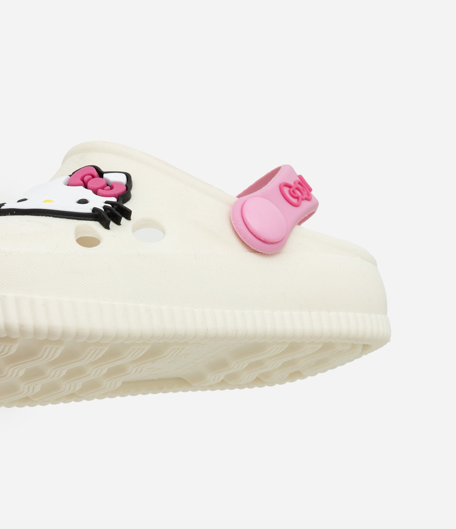 Sandália Babuche Infantil com Patch Hello Kitty - Tam 20 a 35 Rosa/Bege 5